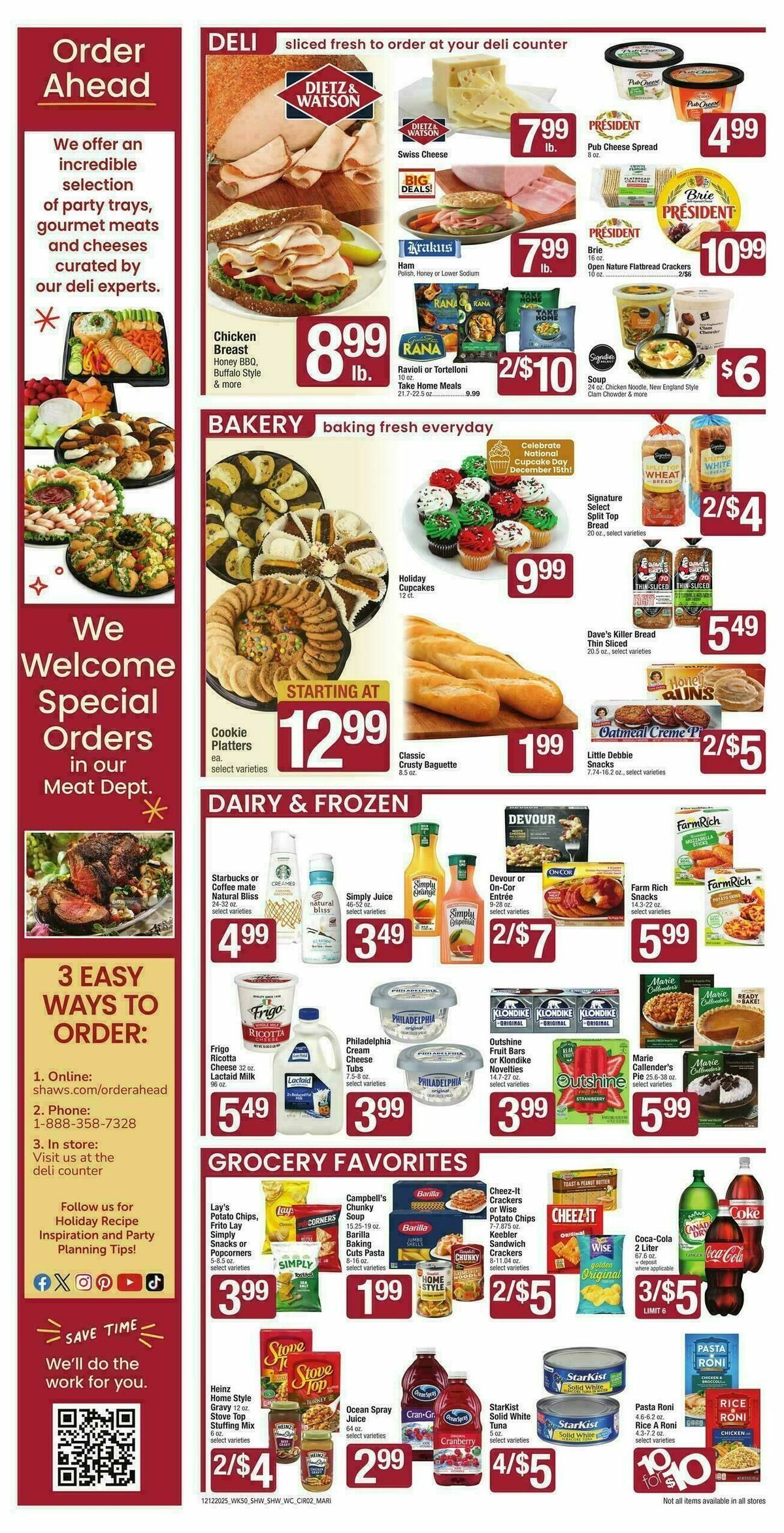 Shaw's Weekly Ad from December 12