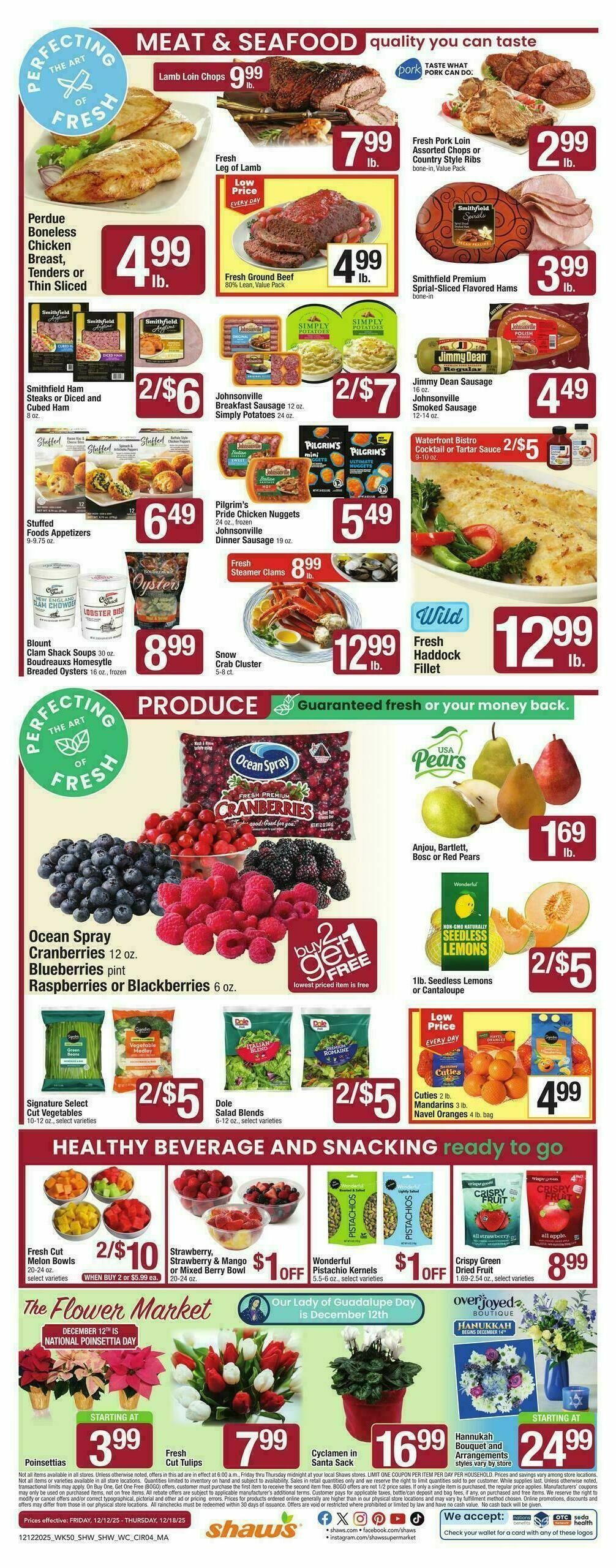 Shaw's Weekly Ad from December 12