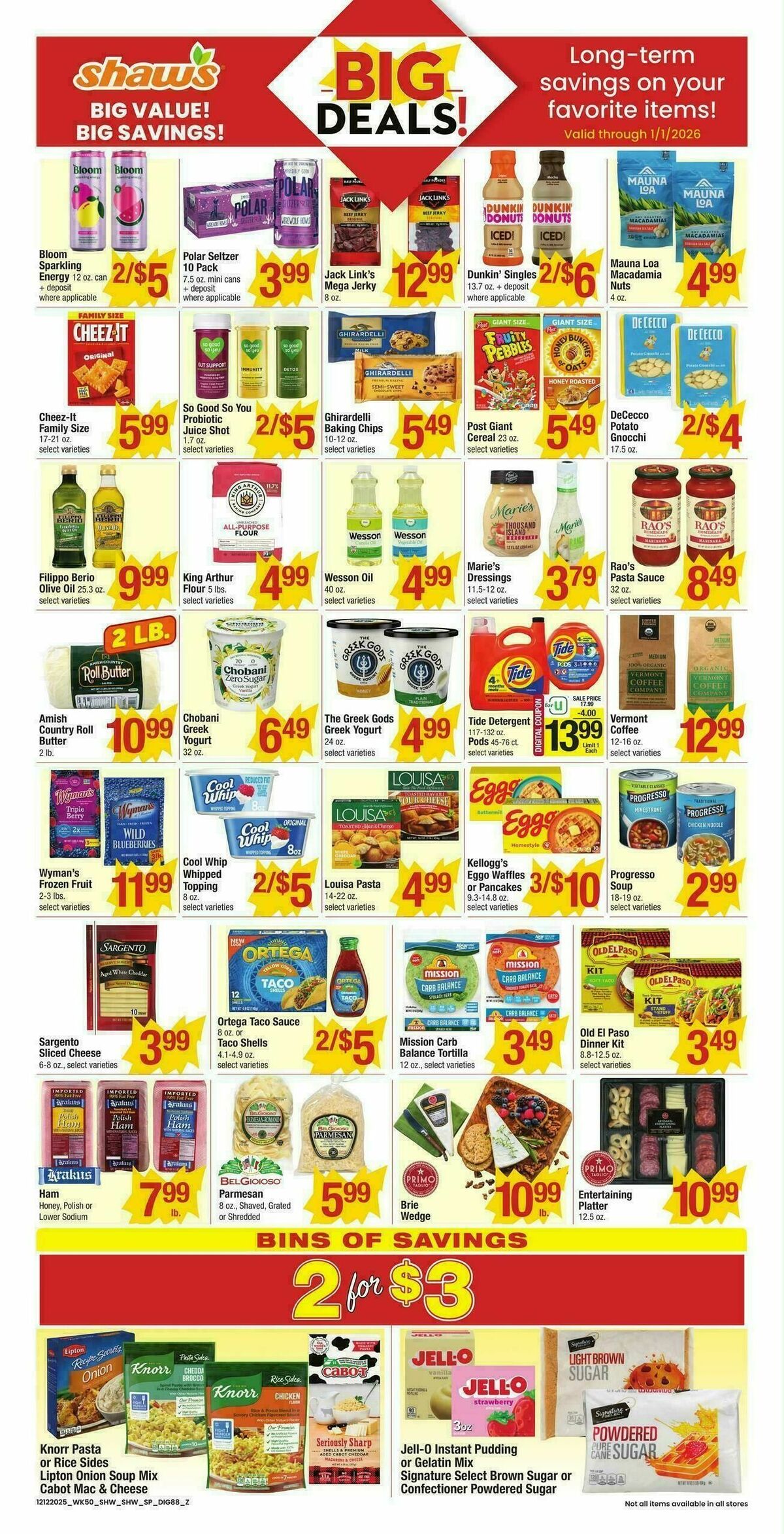 Shaw's Weekly Ad from December 12