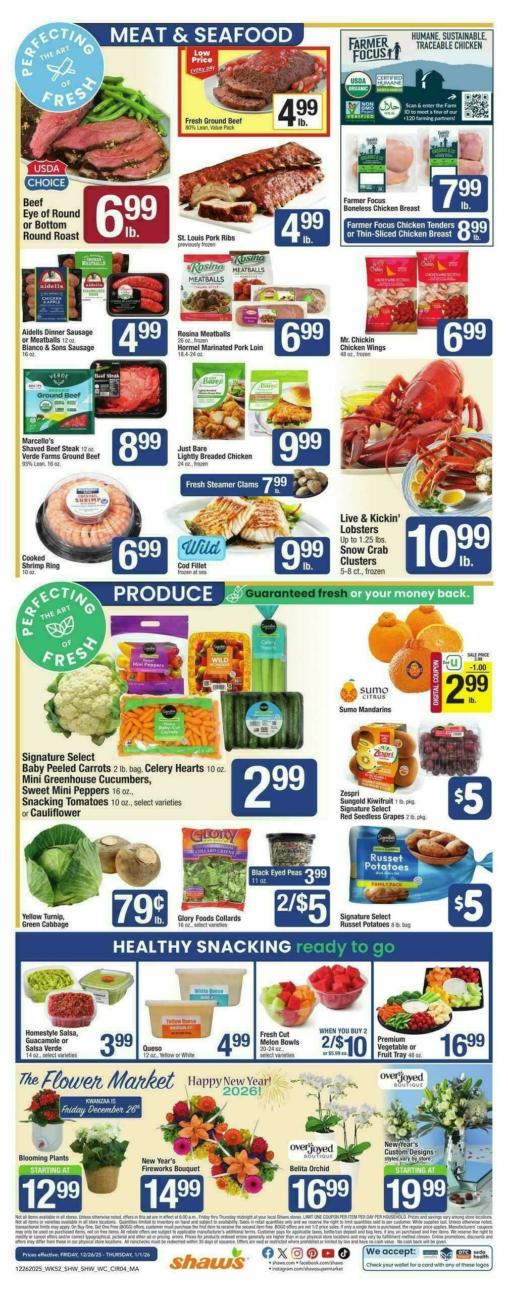 Shaw's Weekly Ad from December 26