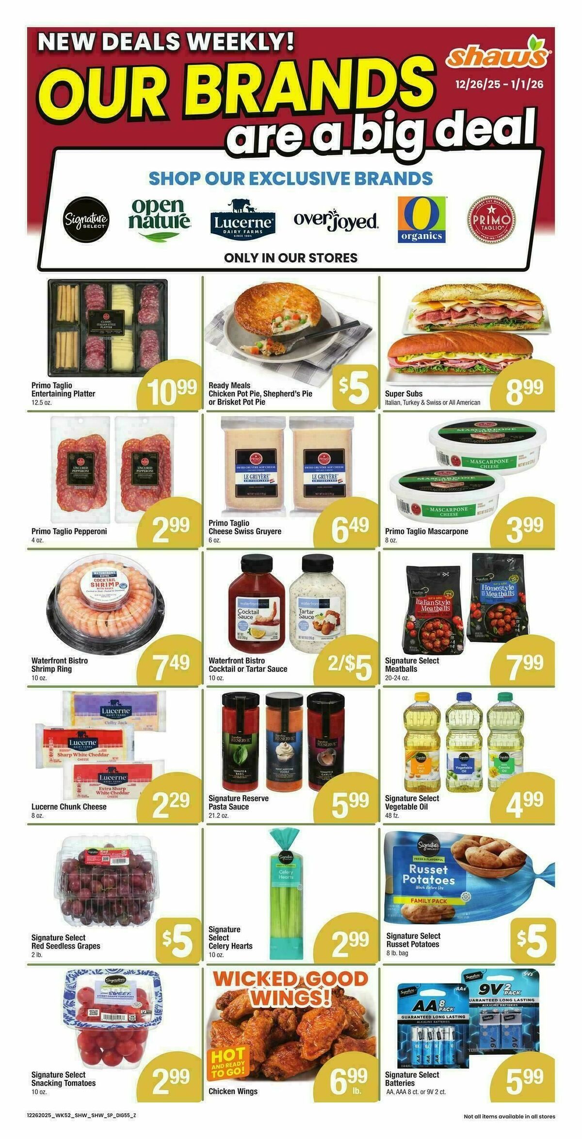 Shaw's Weekly Ad from December 26