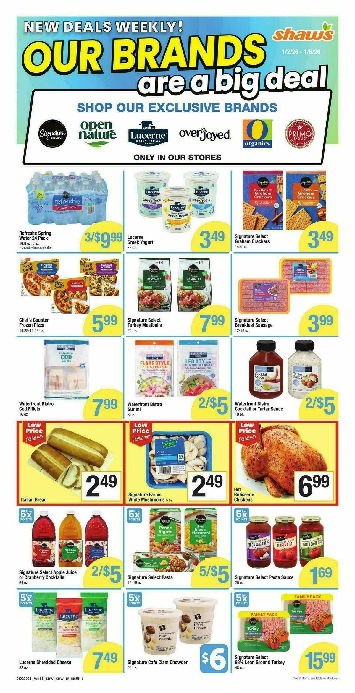 Shaw's Weekly Ad from January 2