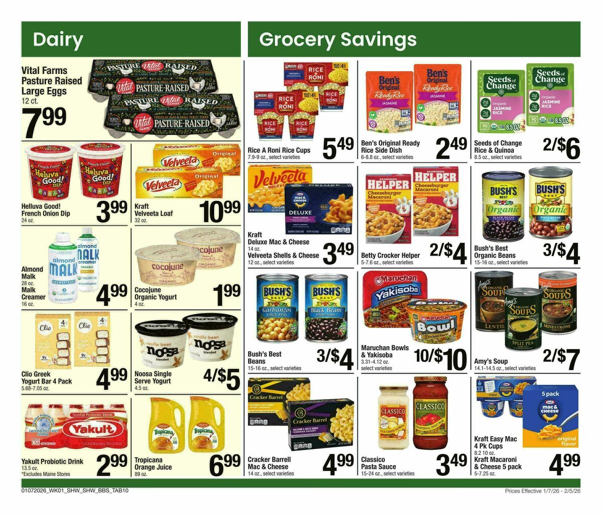 Shaw's Big Book of Savings Weekly Ad from January 7