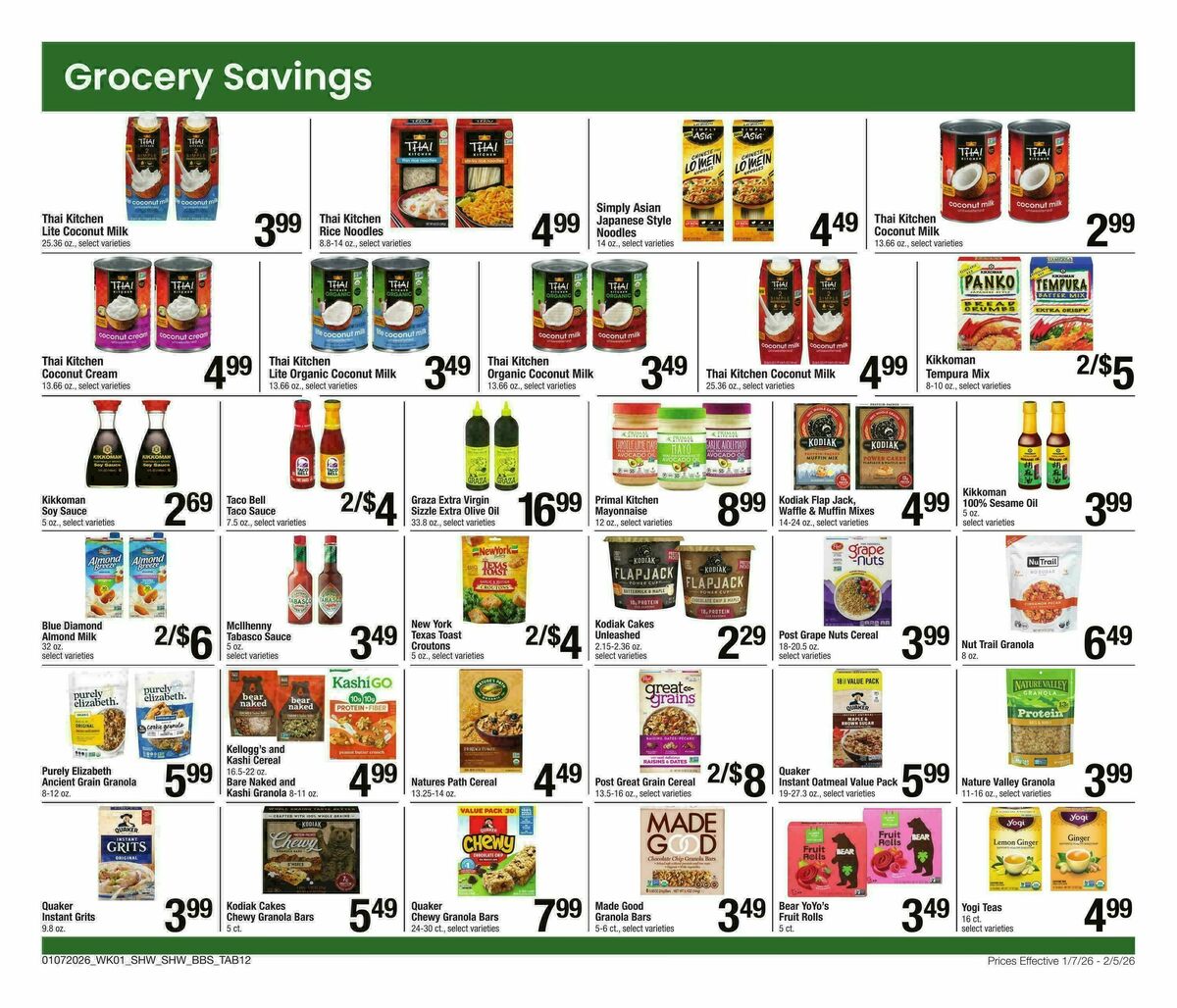 Shaw's Big Book of Savings Weekly Ad from January 7