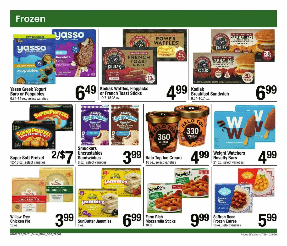 Shaw's Big Book of Savings Weekly Ad from January 7