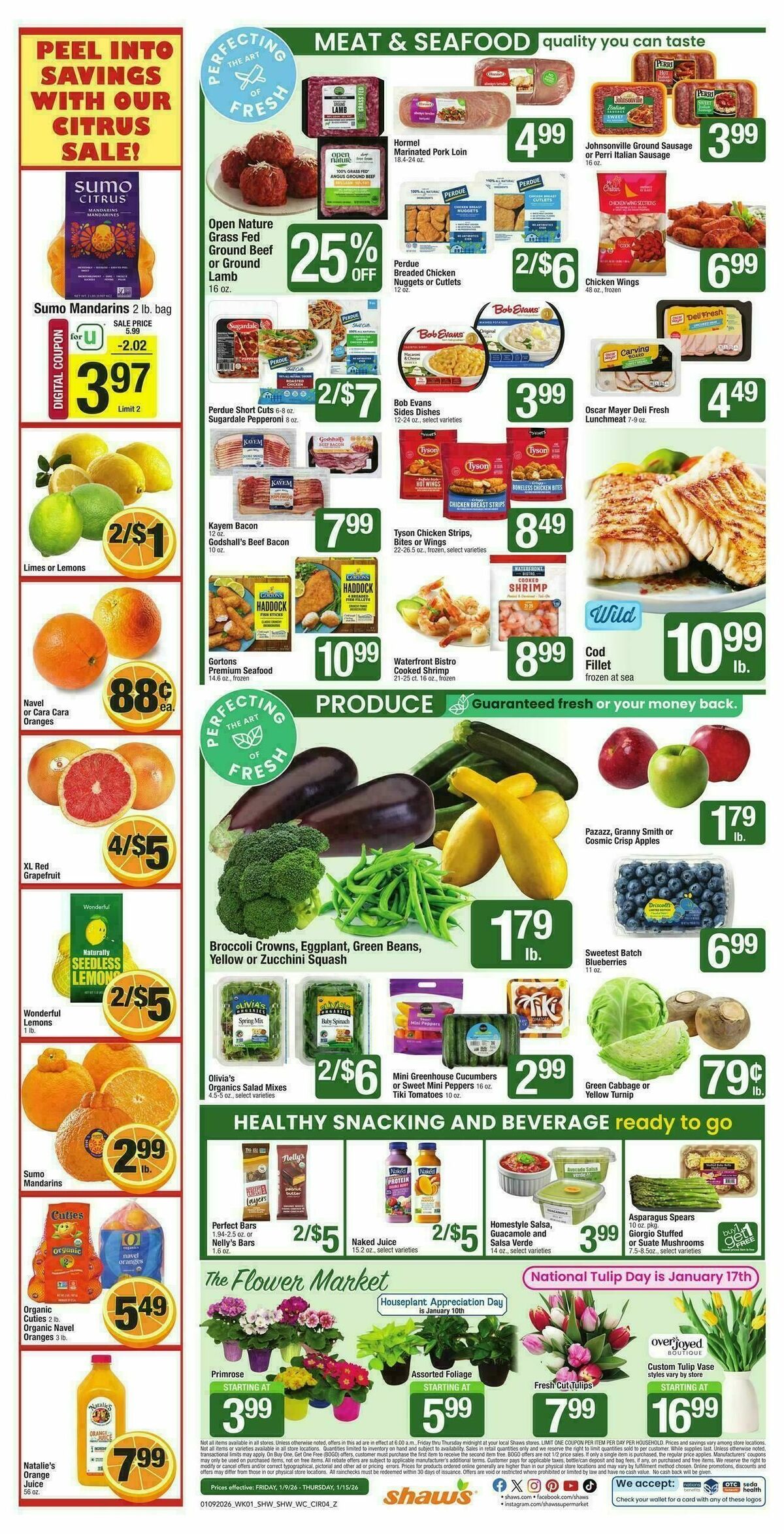 Shaw's Weekly Ad from January 9