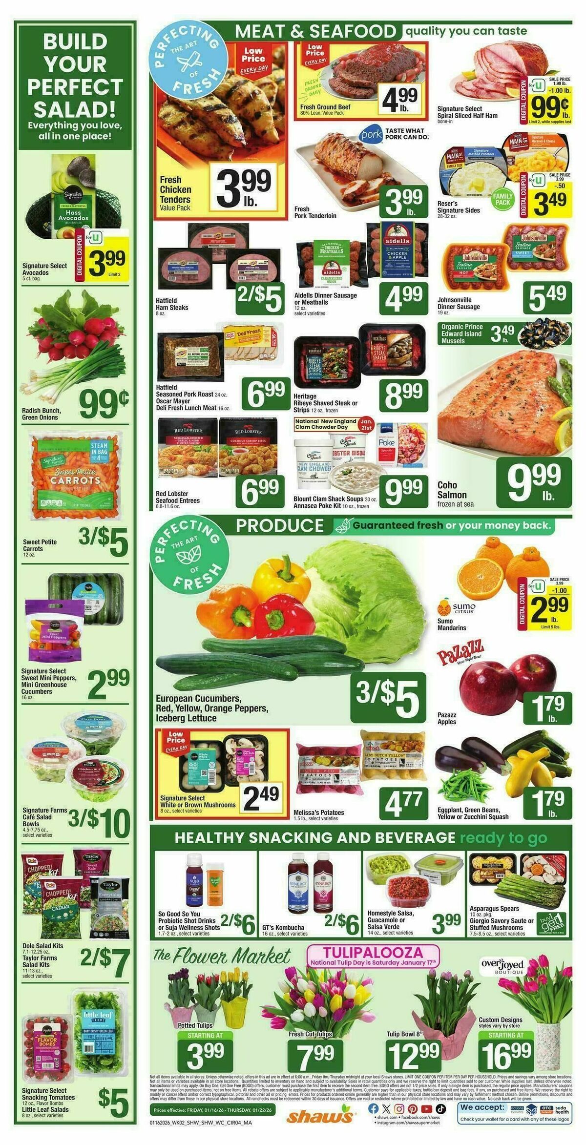 Shaw's Weekly Ad from January 16