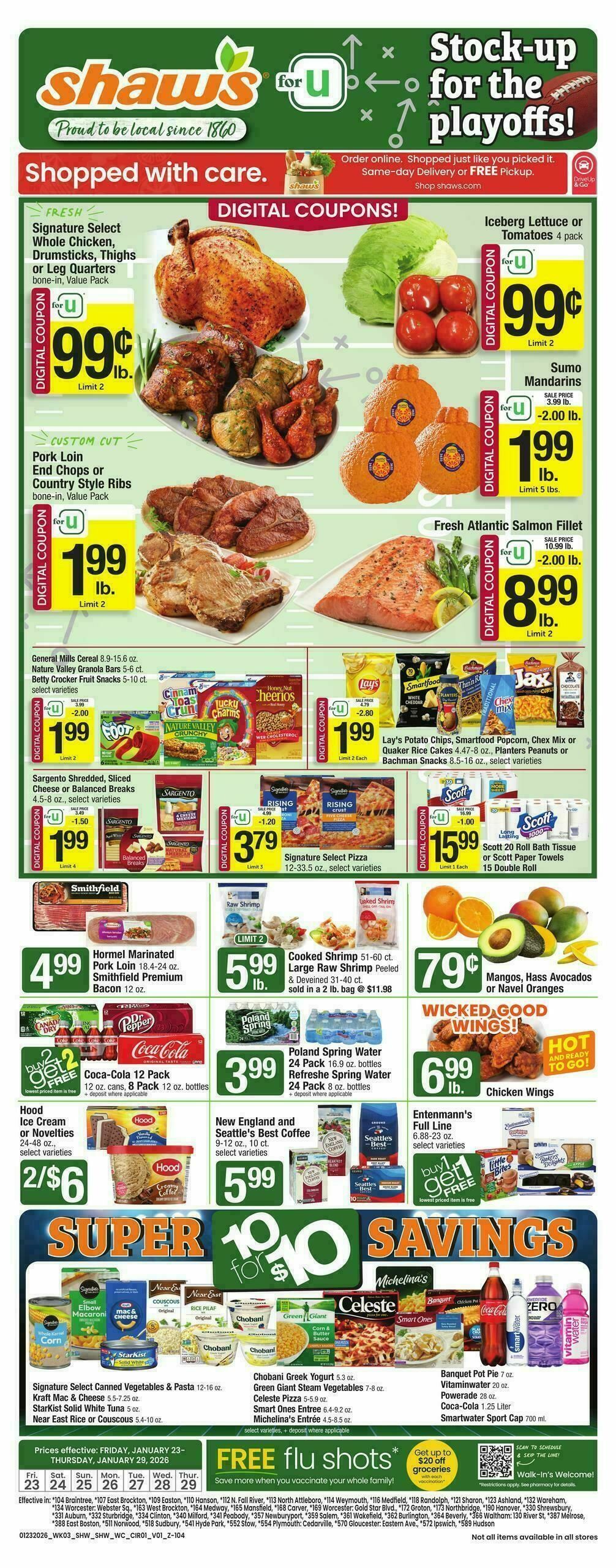 Shaw's Weekly Ad from January 23