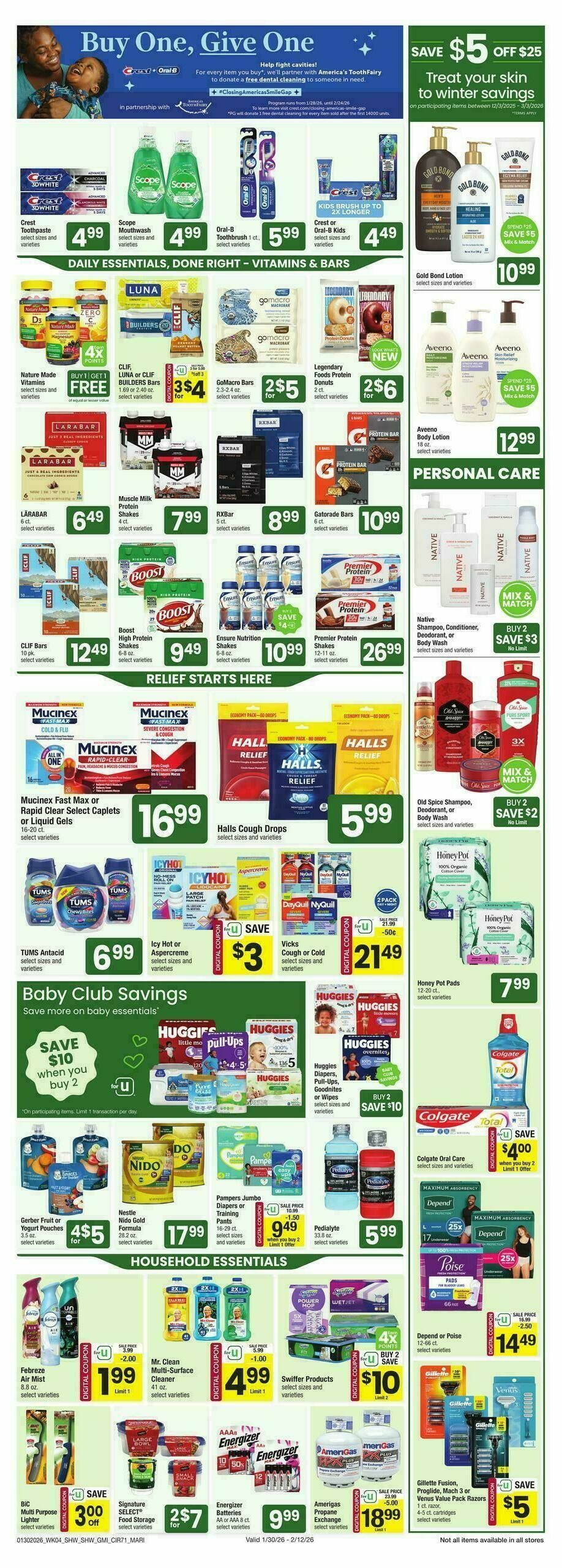 Shaw's Weekly Ad from January 30