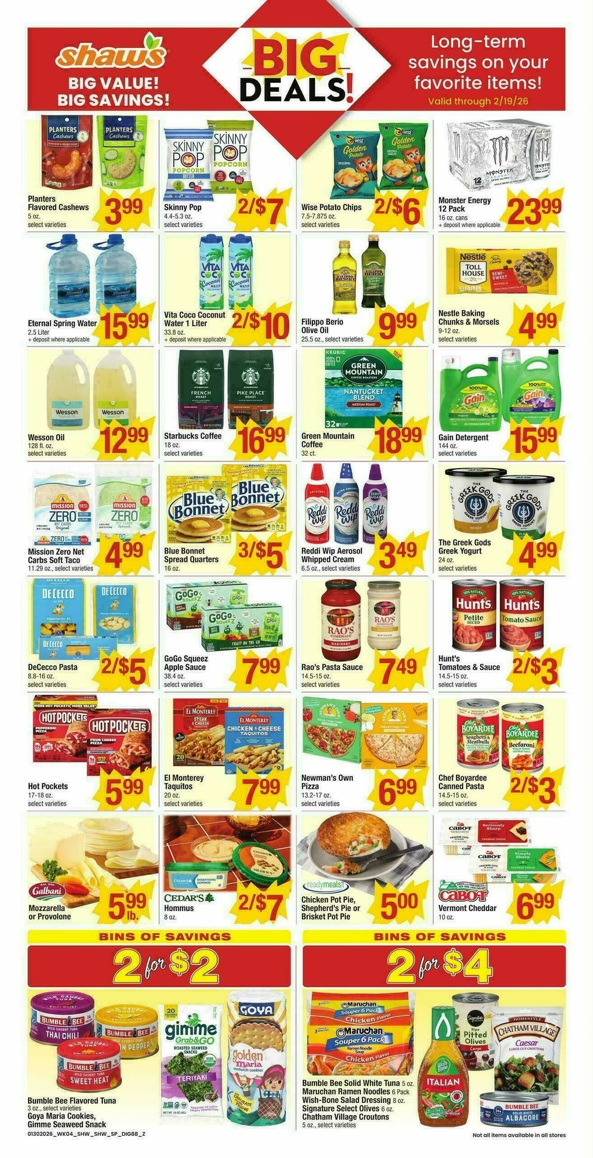 Shaw's Weekly Ad from January 30