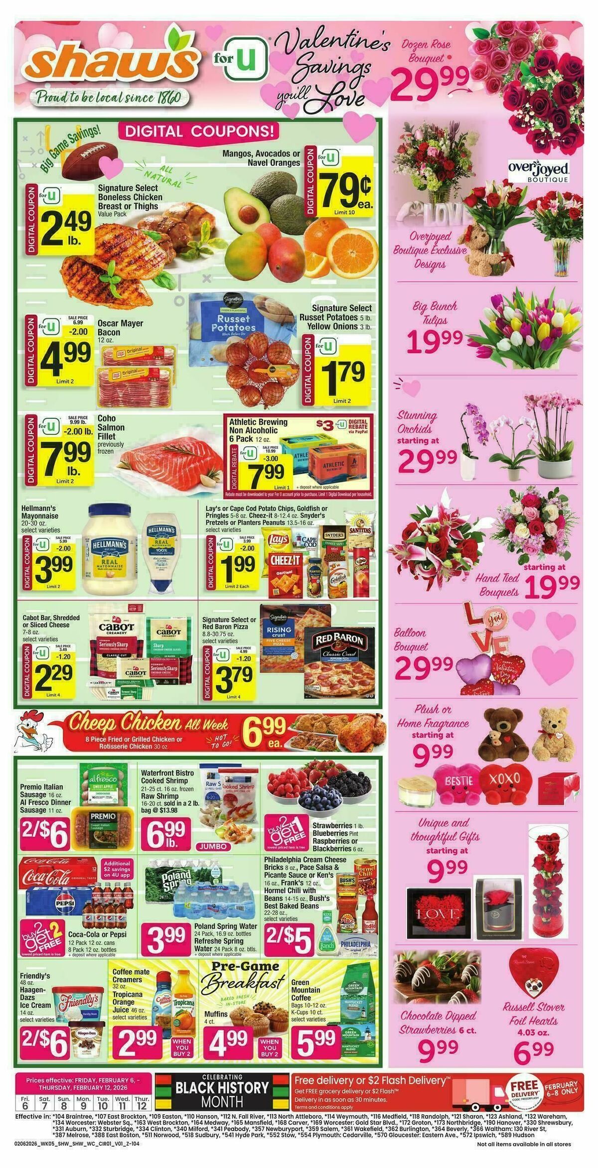 Shaw's Weekly Ad from February 6