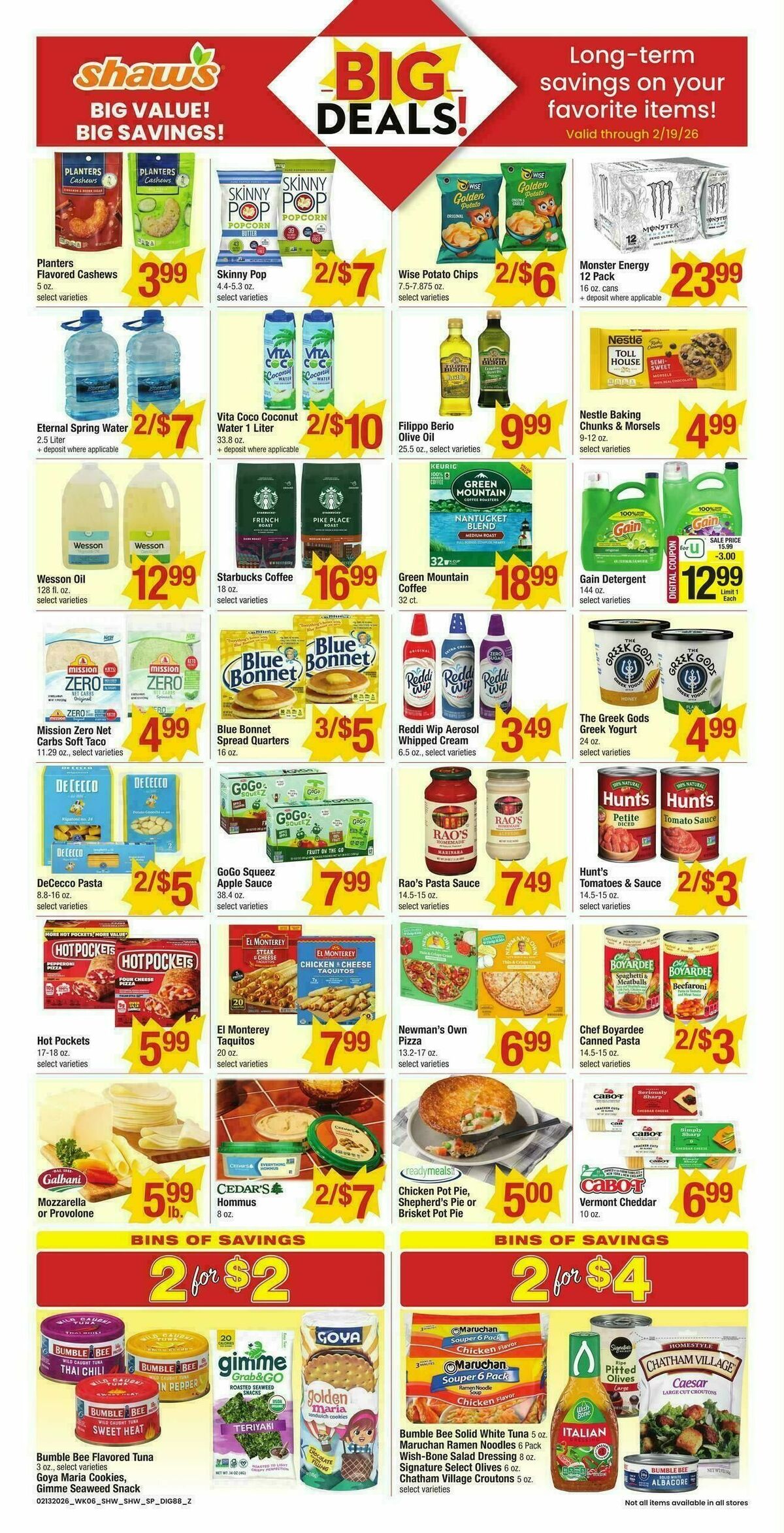 Shaw's Weekly Ad from February 13