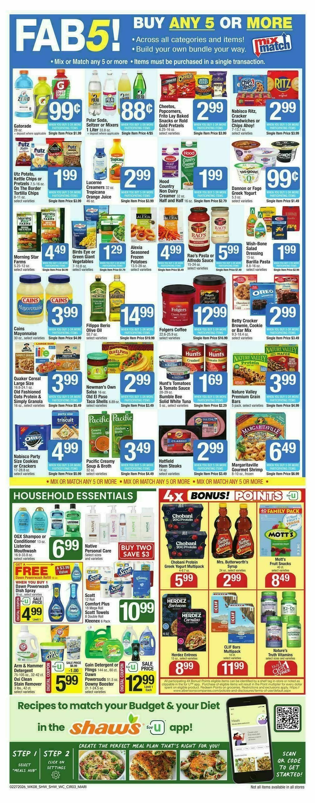 Shaw's Weekly Ad from February 27