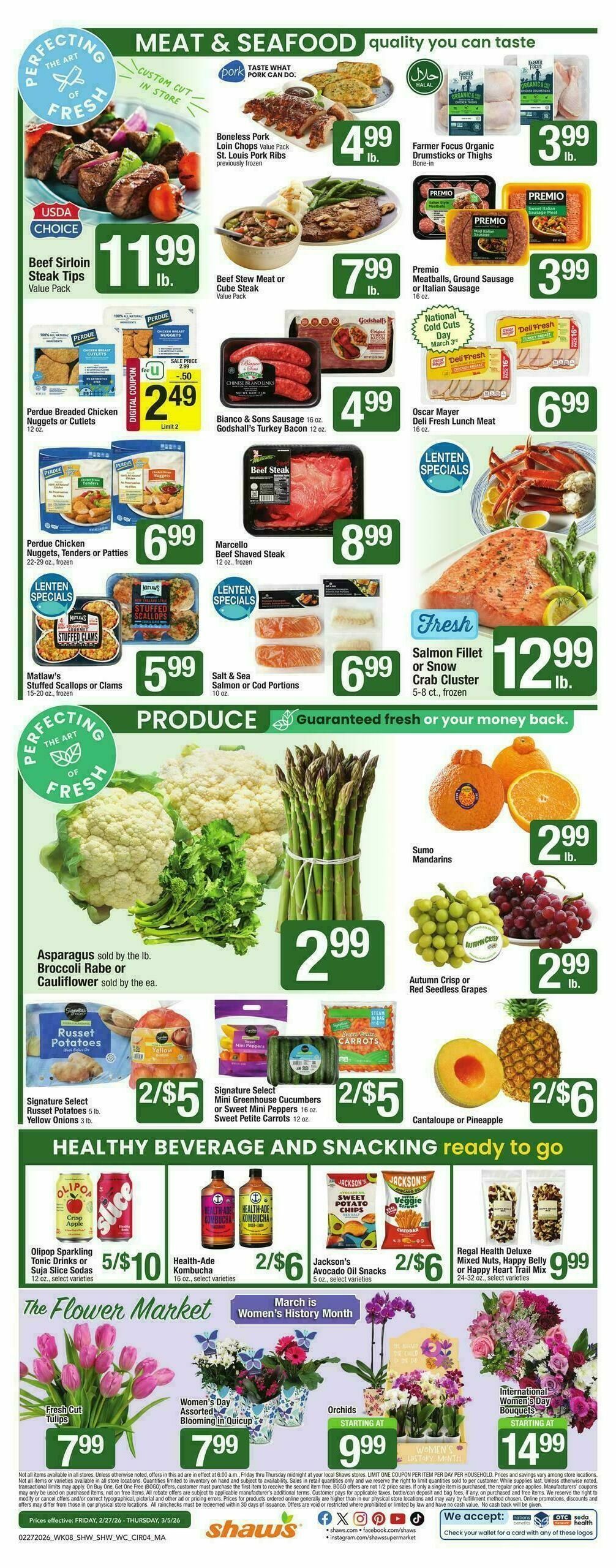 Shaw's Weekly Ad from February 27