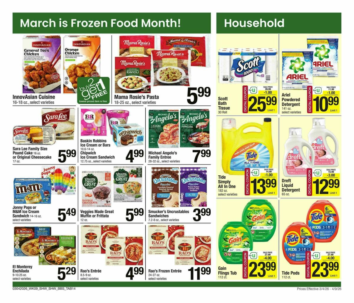 Shaw's Big Book of Savings Weekly Ad from March 4