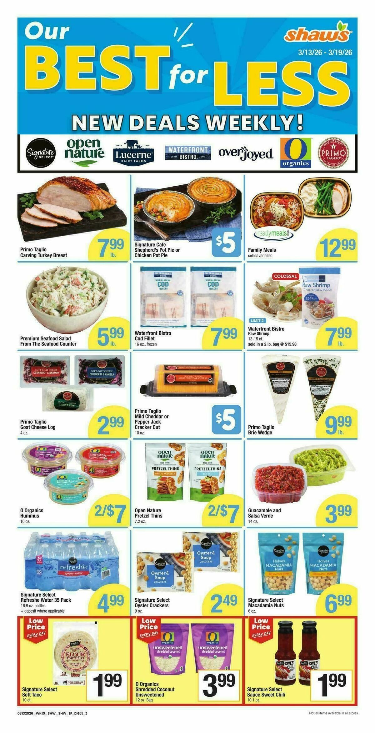 Shaw's Weekly Ad from March 13
