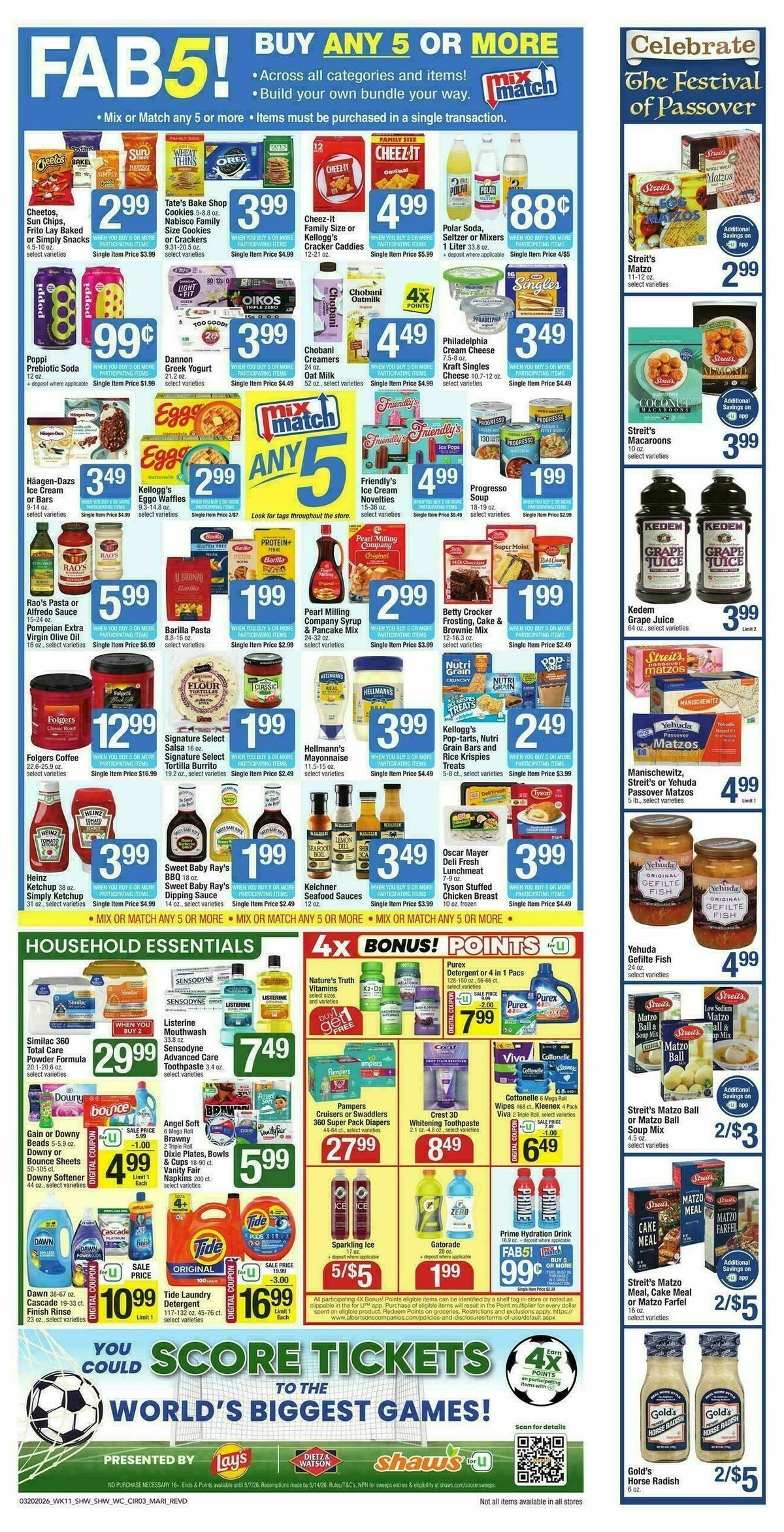 Shaw's Weekly Ad from March 20