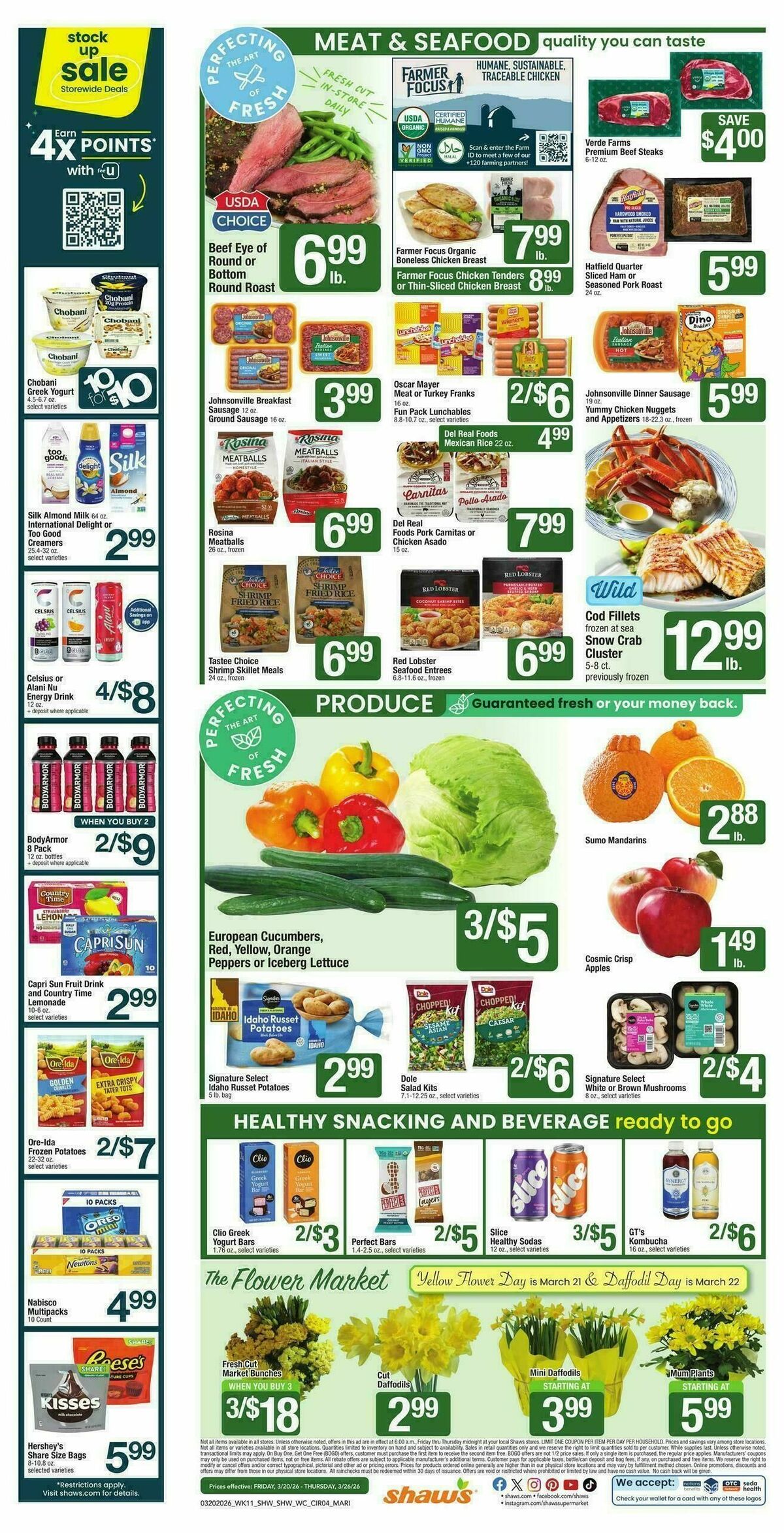 Shaw's Weekly Ad from March 20