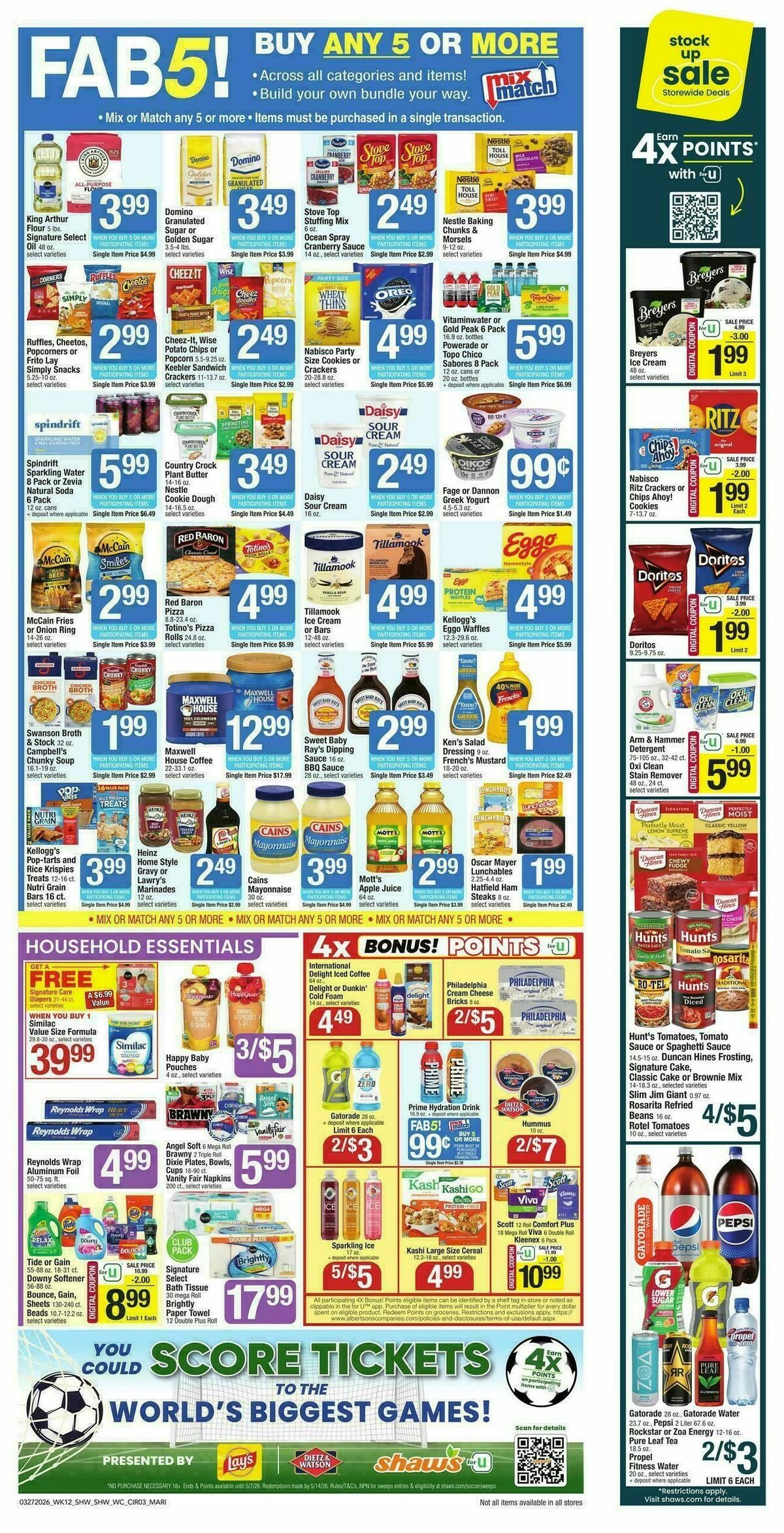 Shaw's Weekly Ad from March 27