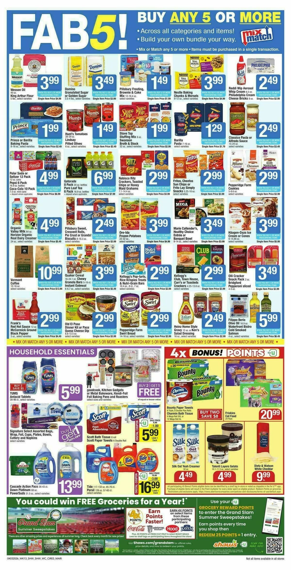 Shaw's Weekly Ad from April 3