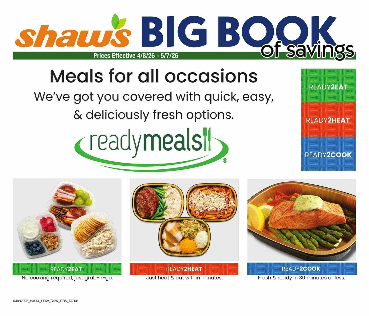 Shaw's Big Book of Savings Weekly Ad from April 8