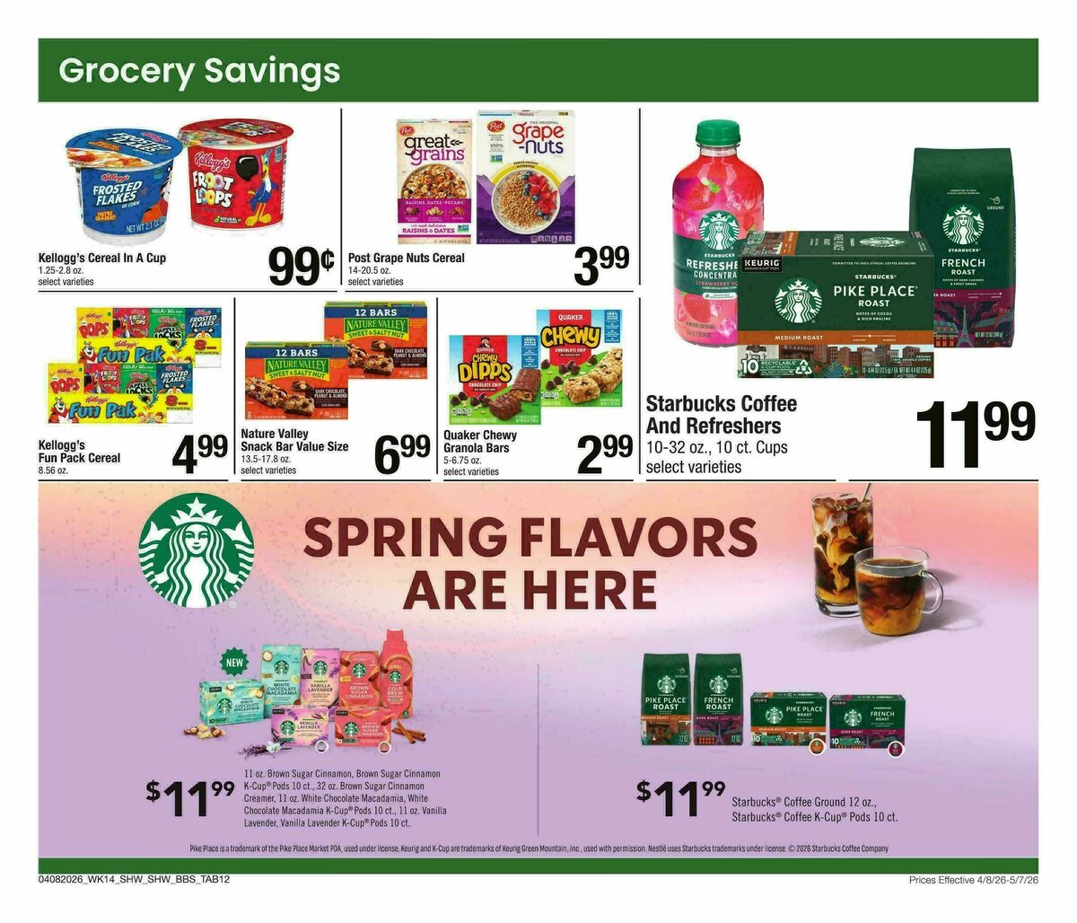 Shaw's Big Book of Savings Weekly Ad from April 8
