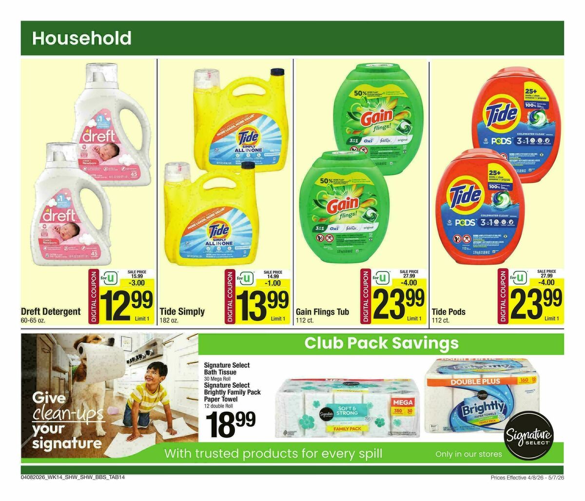 Shaw's Big Book of Savings Weekly Ad from April 8