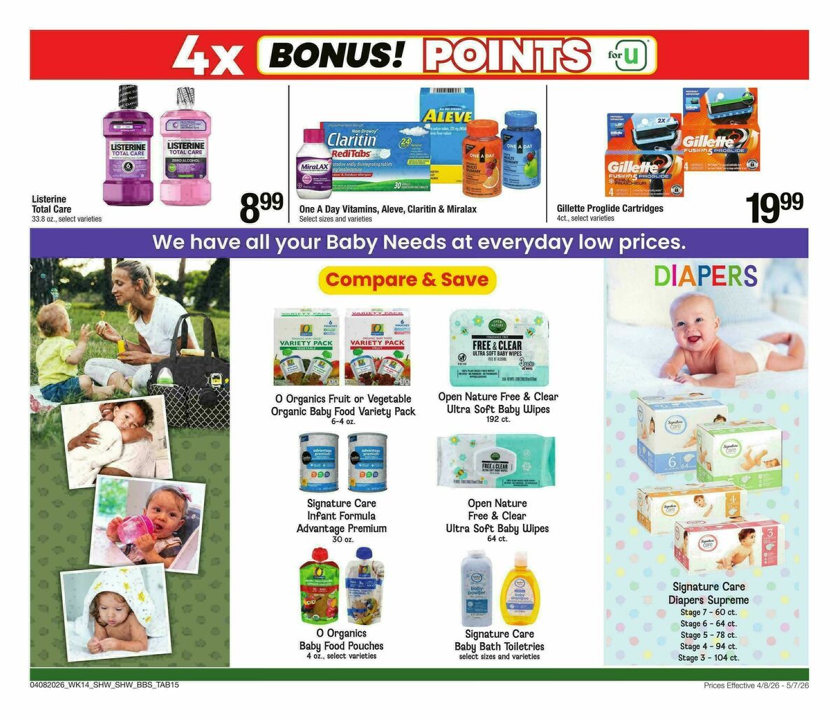 Shaw's Big Book of Savings Weekly Ad from April 8