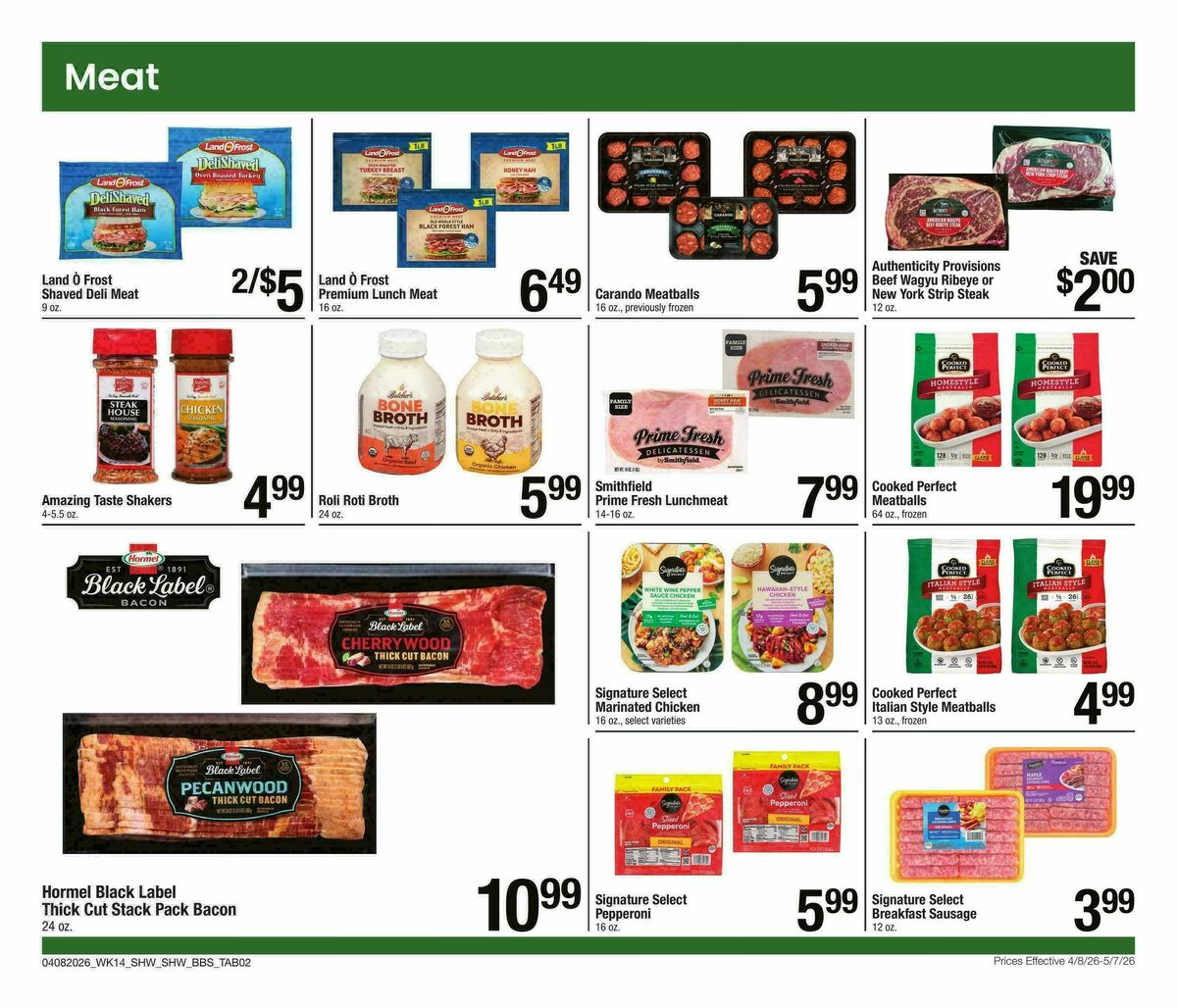Shaw's Big Book of Savings Weekly Ad from April 8