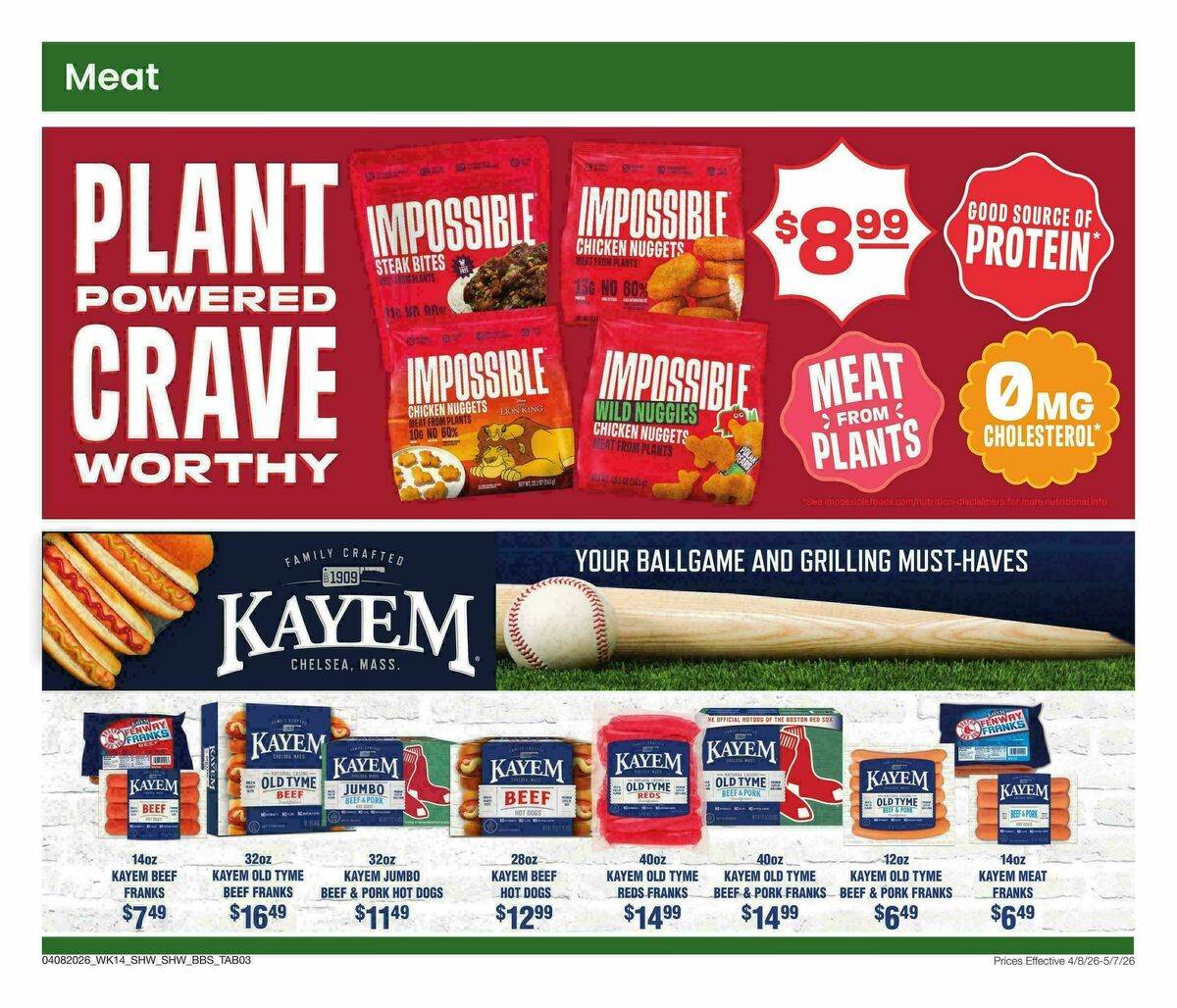 Shaw's Big Book of Savings Weekly Ad from April 8