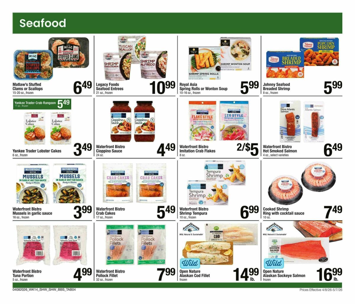 Shaw's Big Book of Savings Weekly Ad from April 8