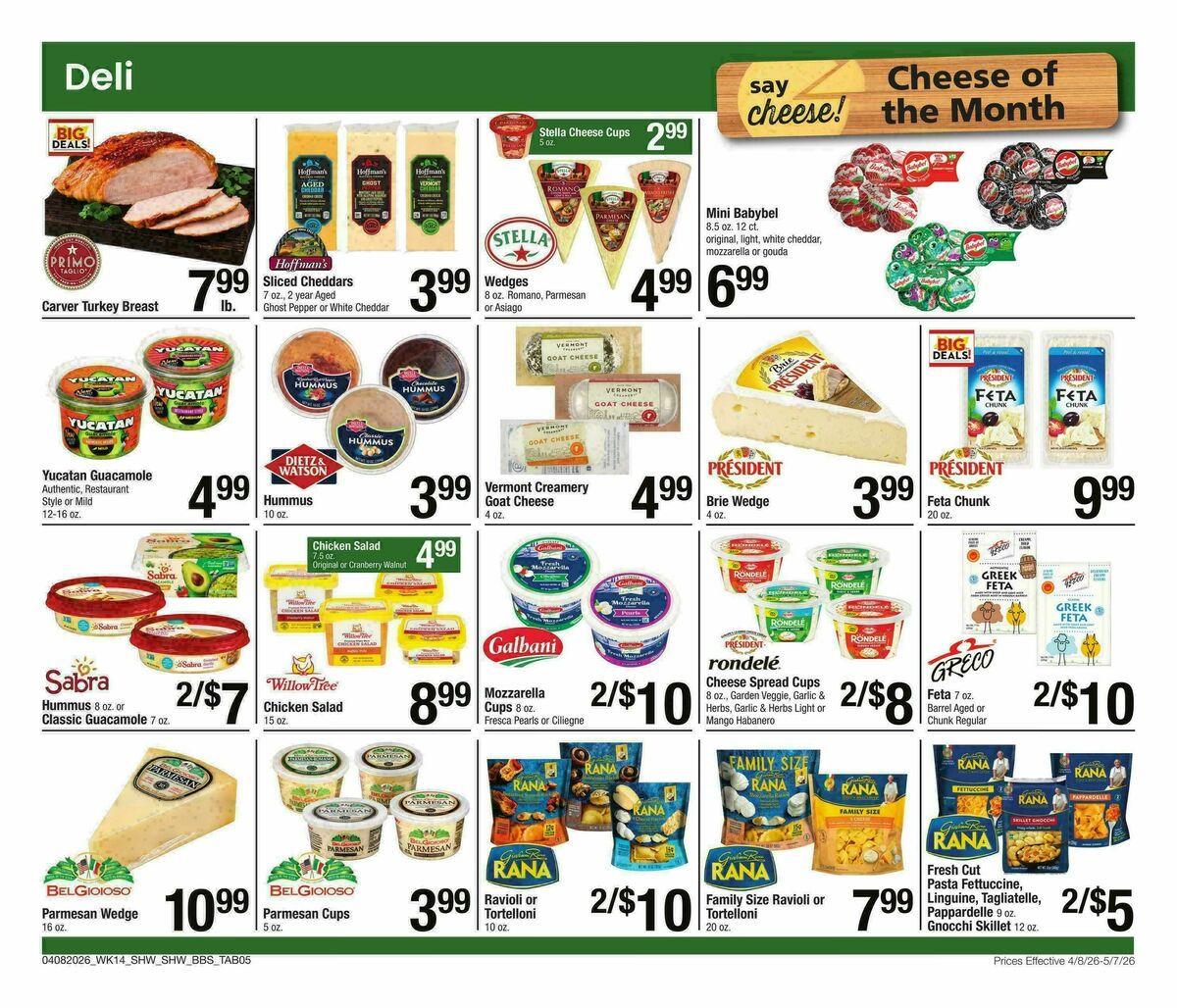 Shaw's Big Book of Savings Weekly Ad from April 8