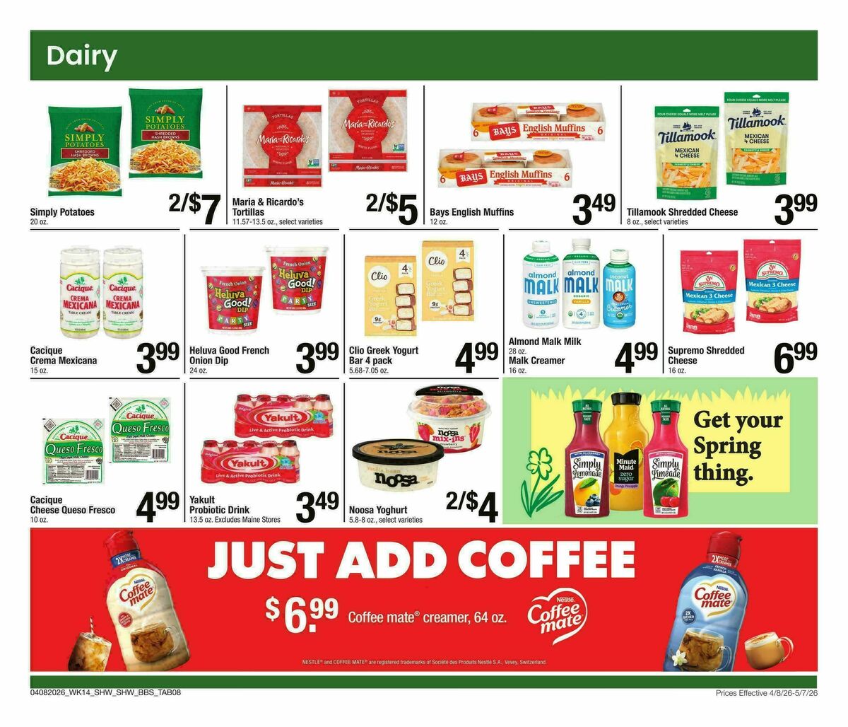 Shaw's Big Book of Savings Weekly Ad from April 8