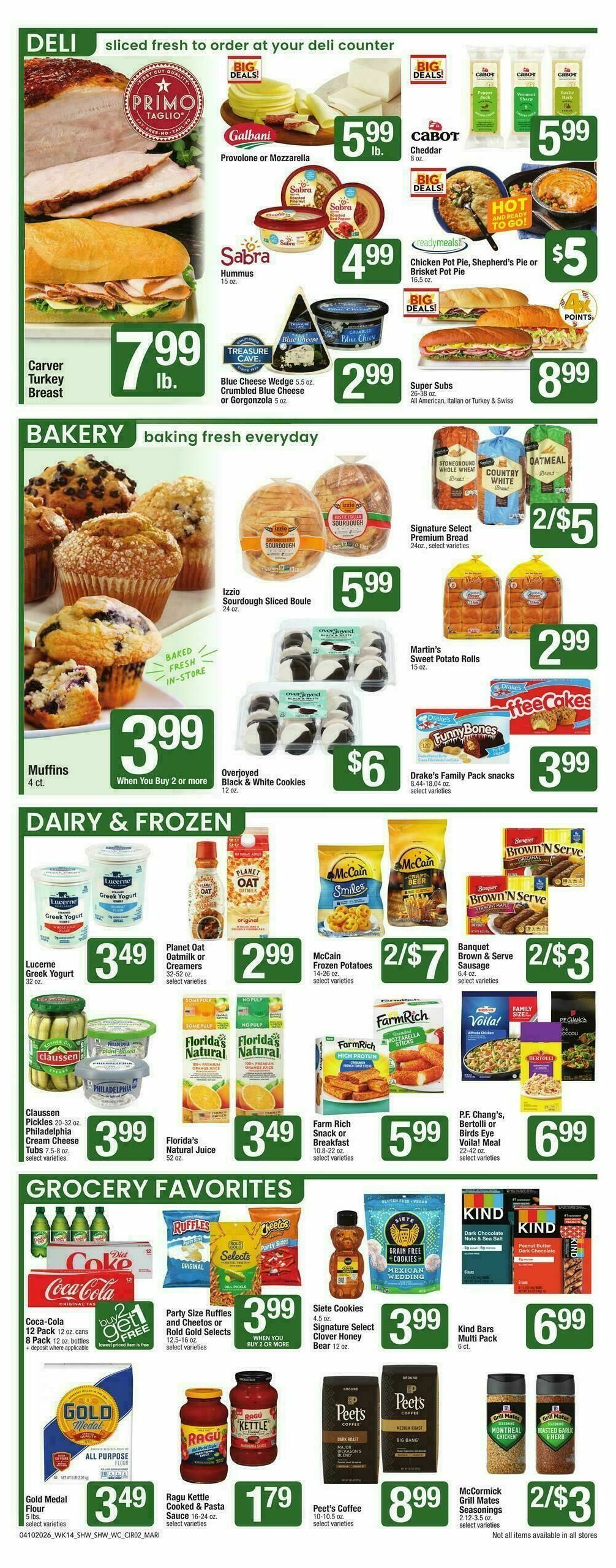 Shaw's Weekly Ad from April 10