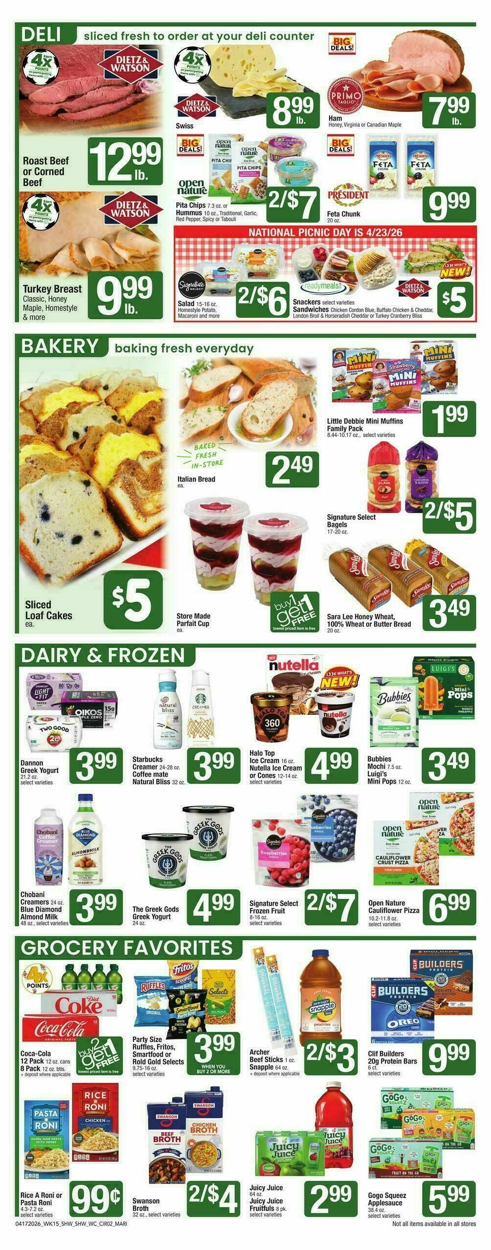 Shaw's Weekly Ad from April 17