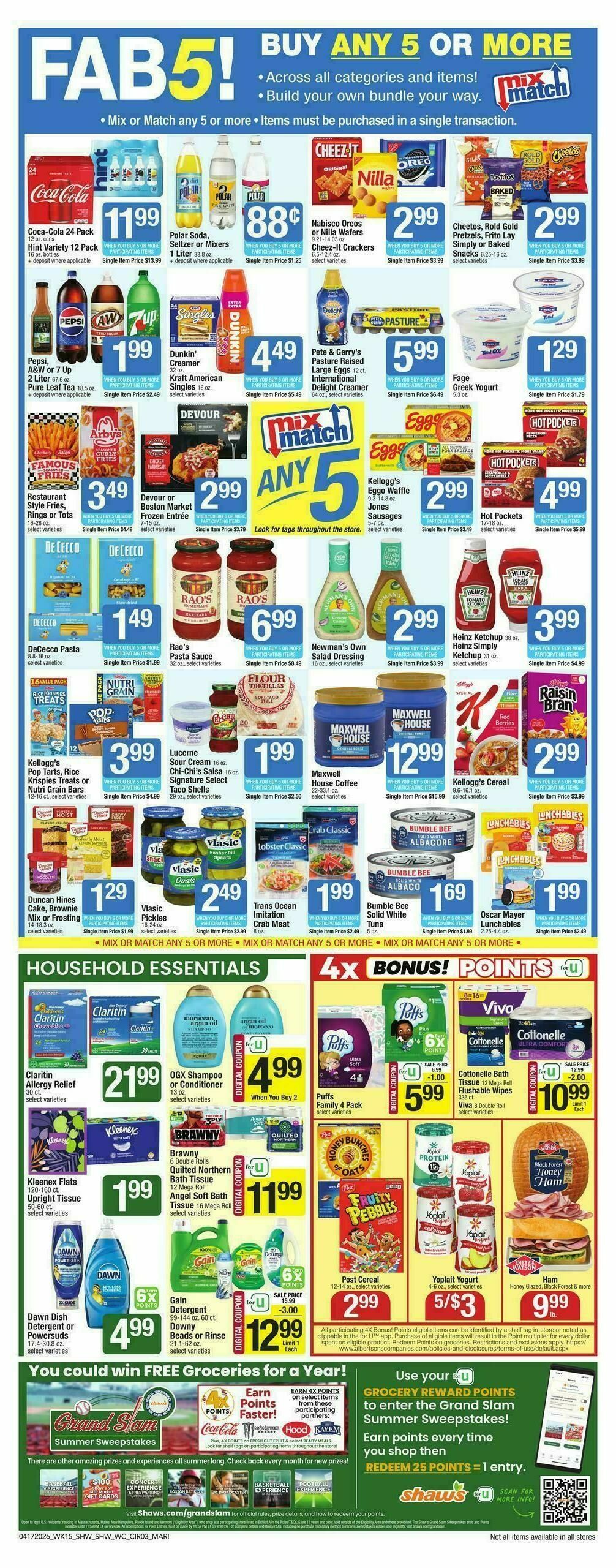 Shaw's Weekly Ad from April 17