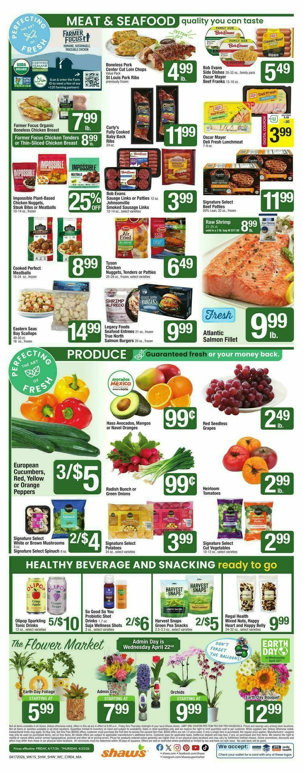 Shaw's Weekly Ad from April 17