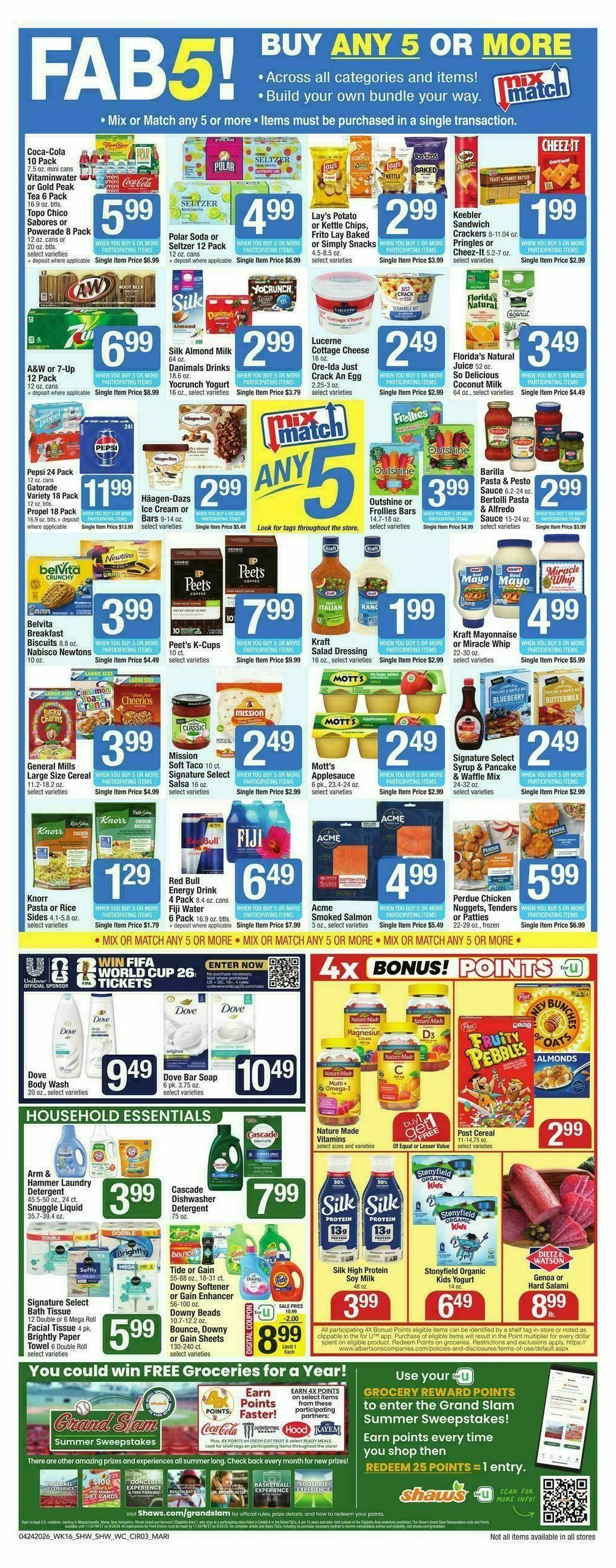 Shaw's Weekly Ad from April 24
