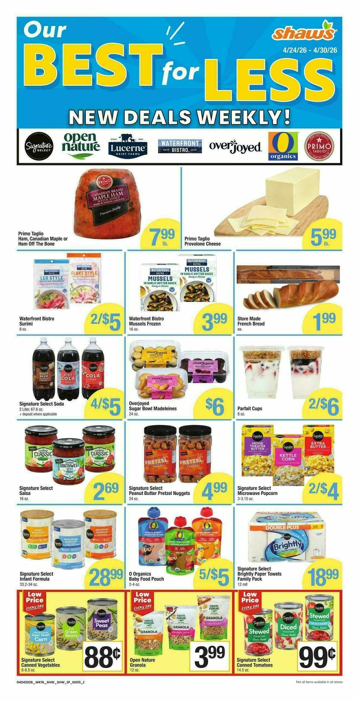 Shaw's Weekly Ad from April 24