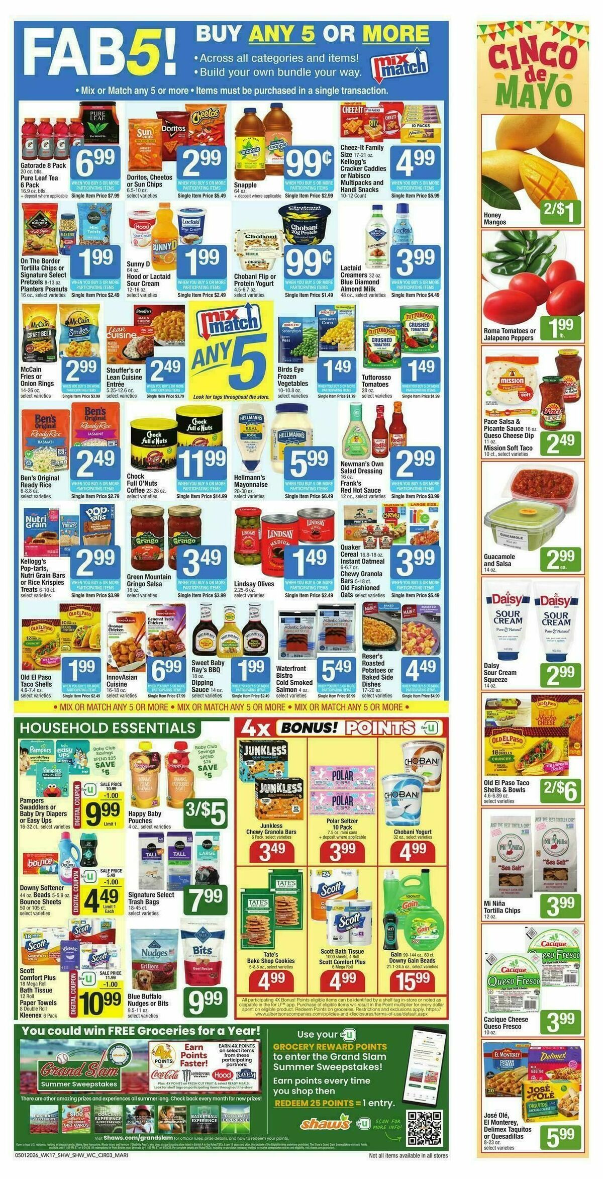 Shaw's Weekly Ad from May 1