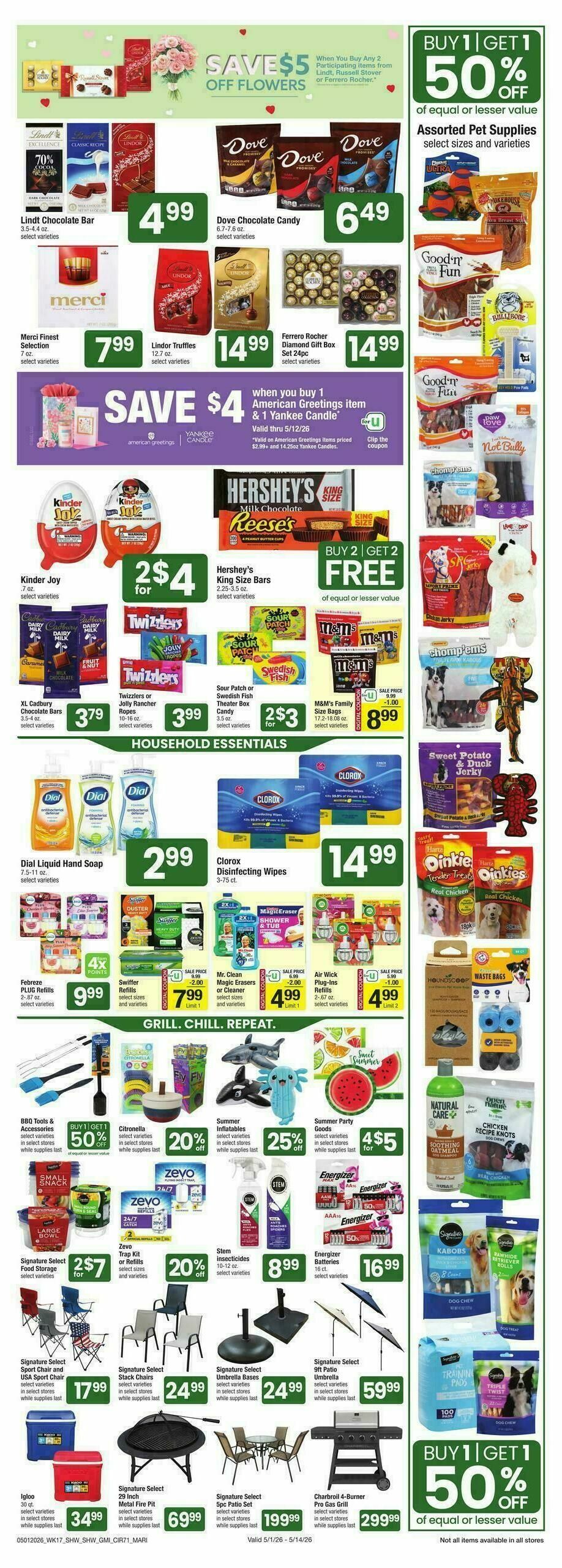 Shaw's Weekly Ad from May 1