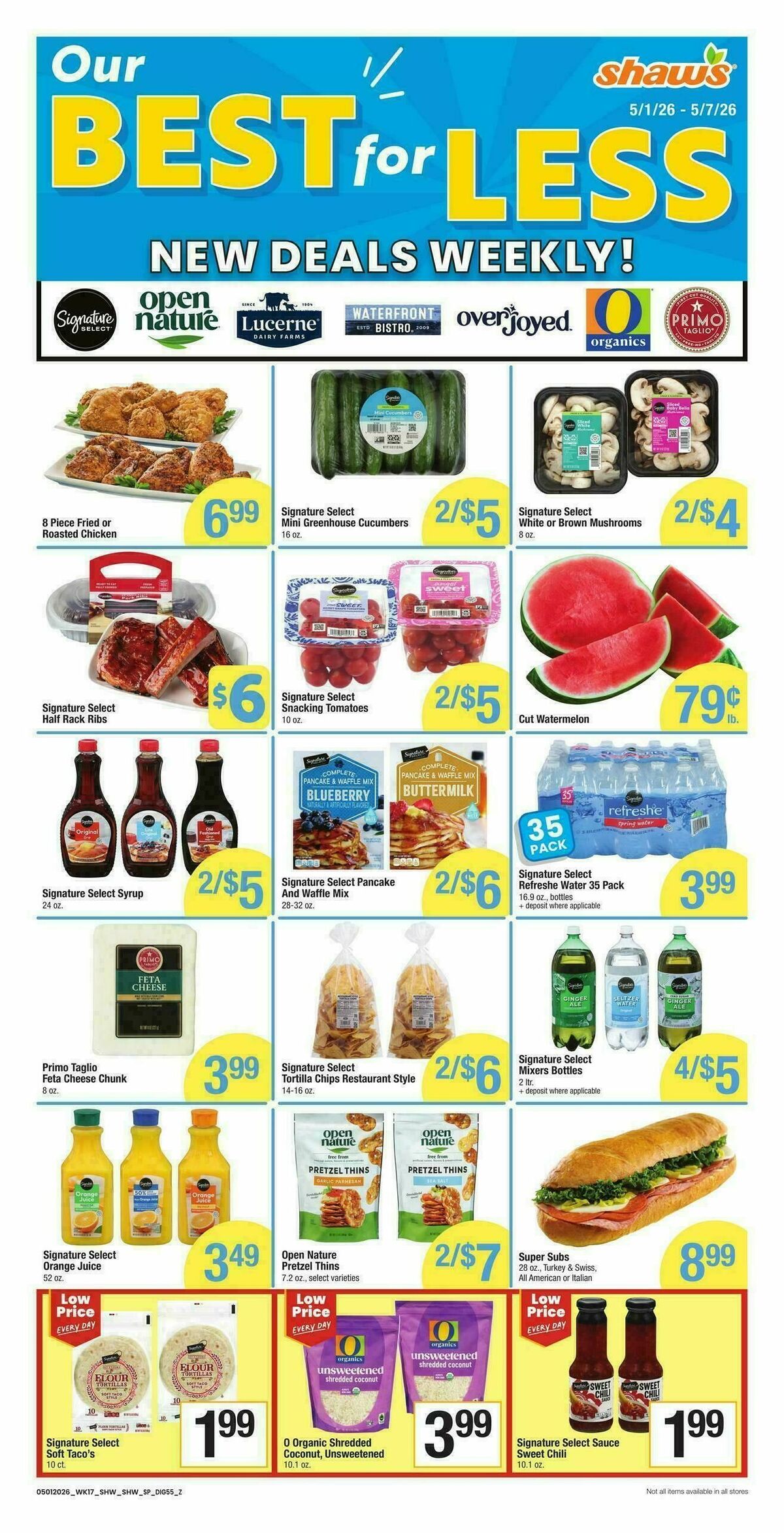 Shaw's Weekly Ad from May 1
