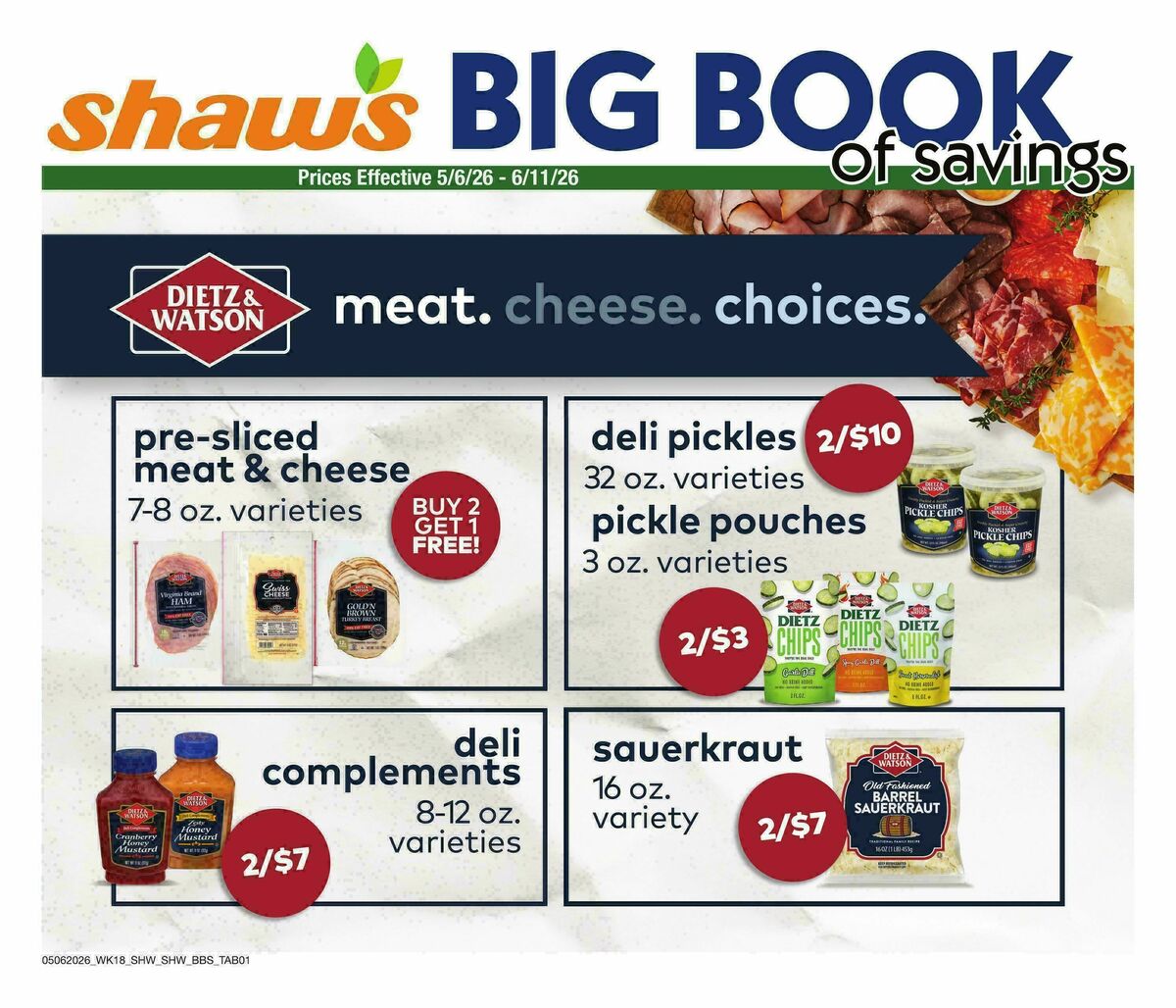 Shaw's Big Book of Savings Weekly Ad from May 6