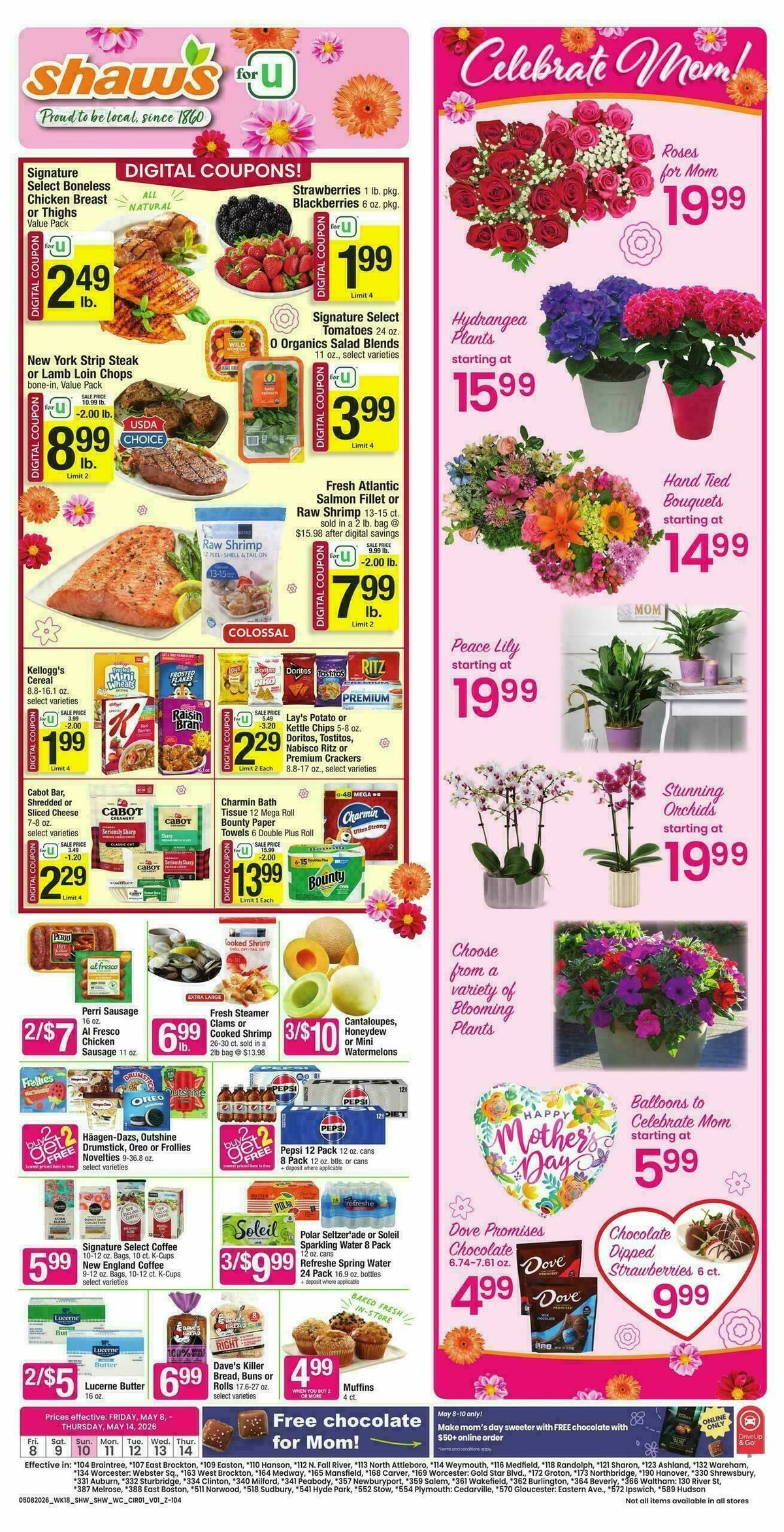Shaw's Weekly Ad from May 8