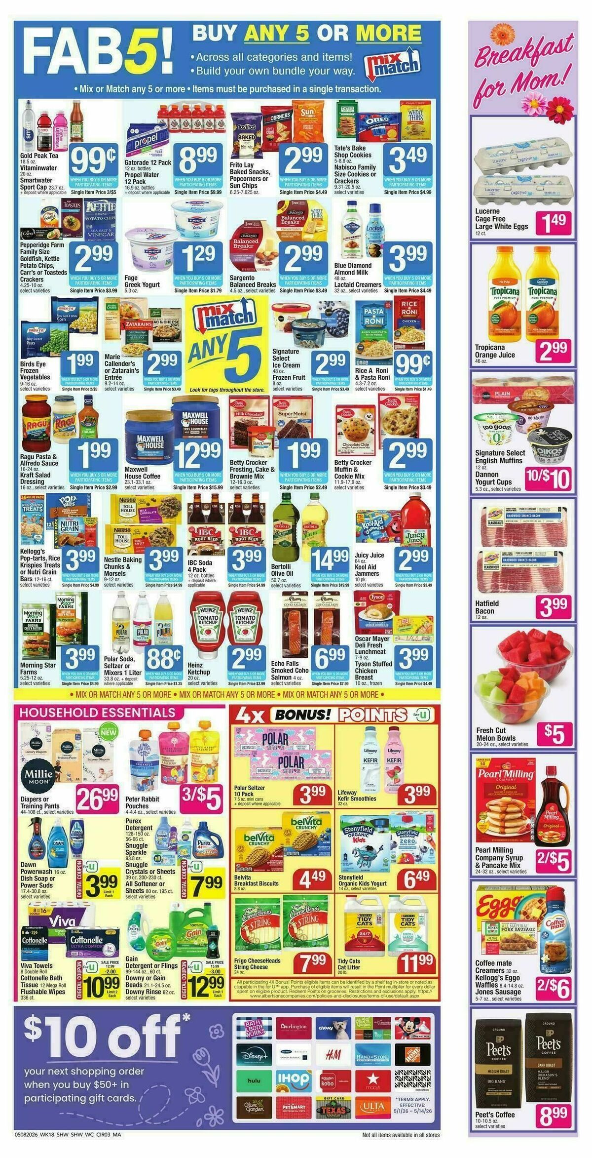 Shaw's Weekly Ad from May 8