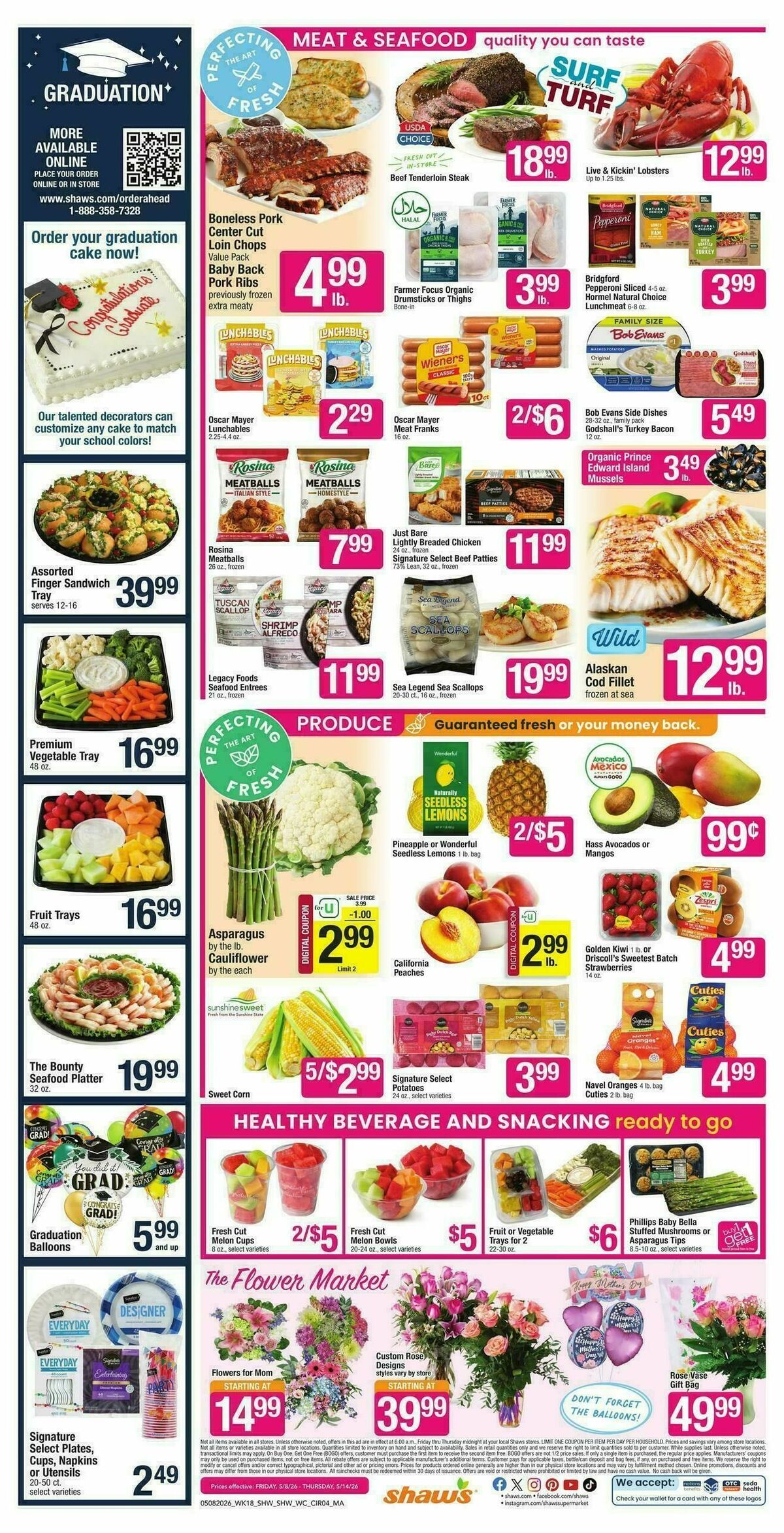 Shaw's Weekly Ad from May 8