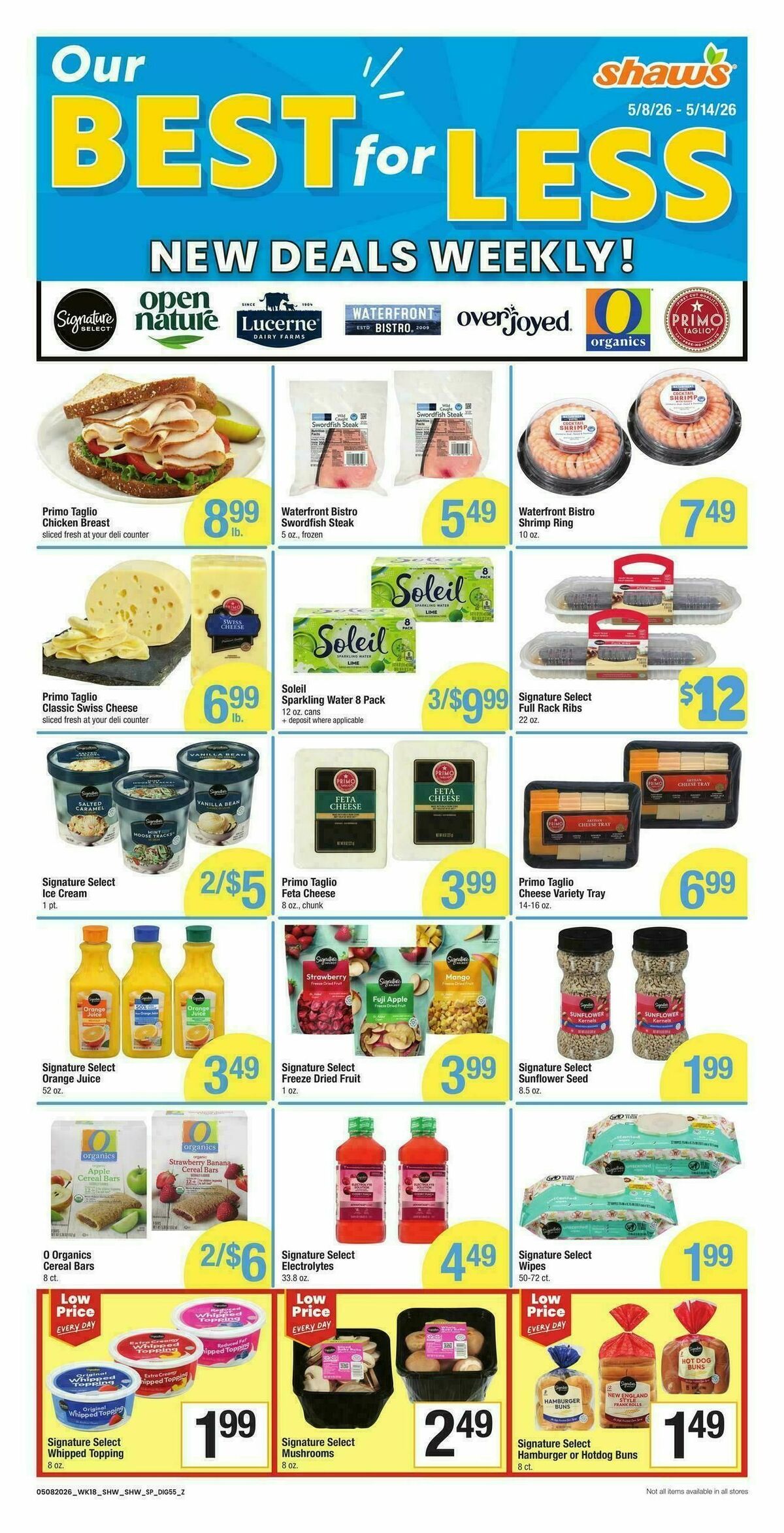 Shaw's Weekly Ad from May 8