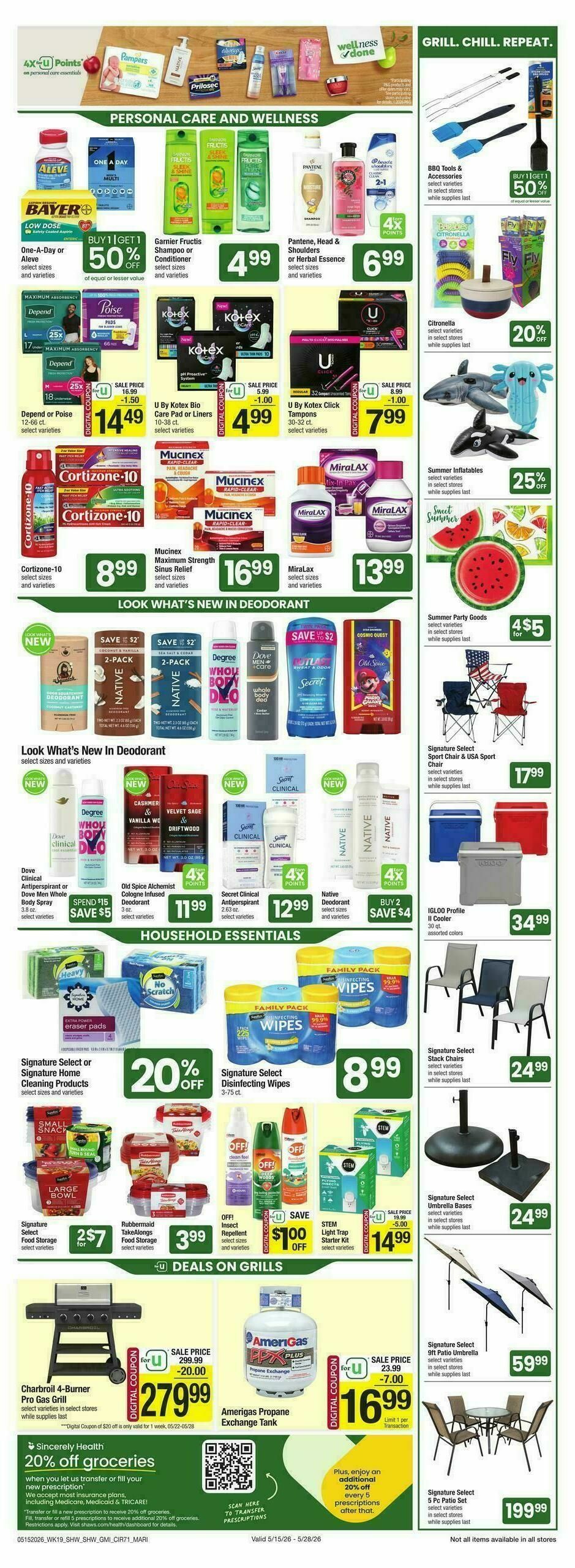 Shaw's Weekly Ad from May 15