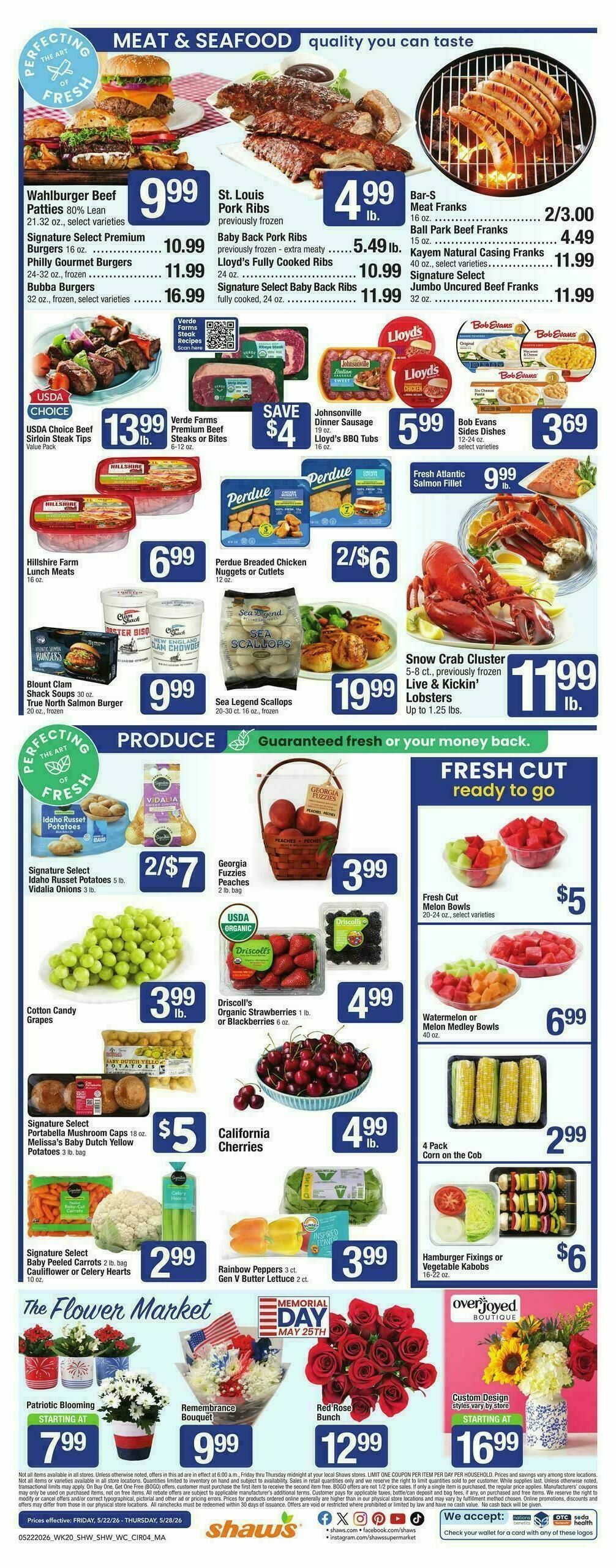 Shaw's Weekly Ad from May 22