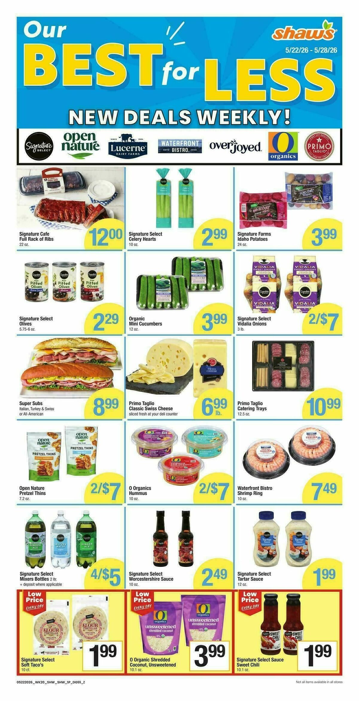 Shaw's Weekly Ad from May 22